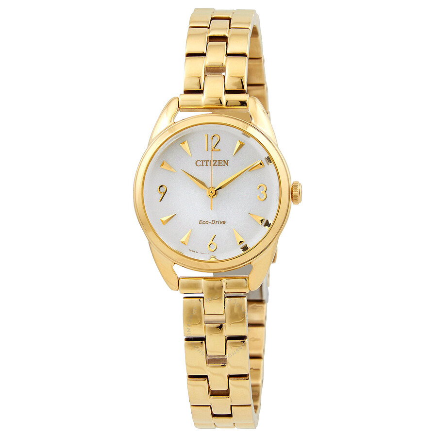 Citizen Silver Dial Eco-drive Ladies Watch