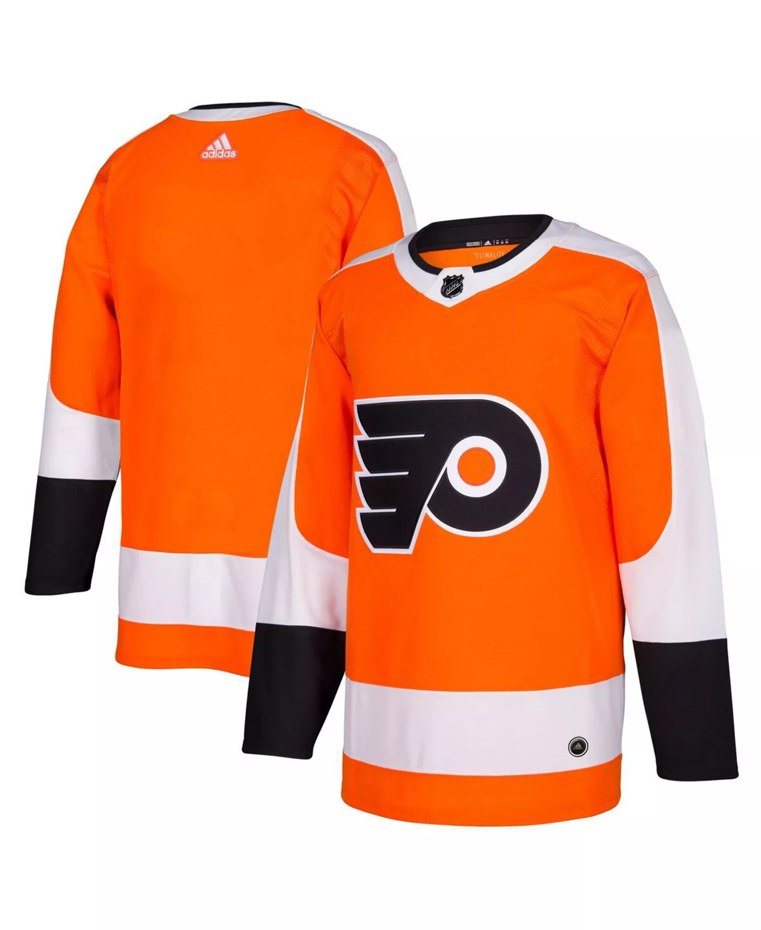 Men's Orange Philadelphia Flyers Home Authentic Blank Jersey - Orange - 42