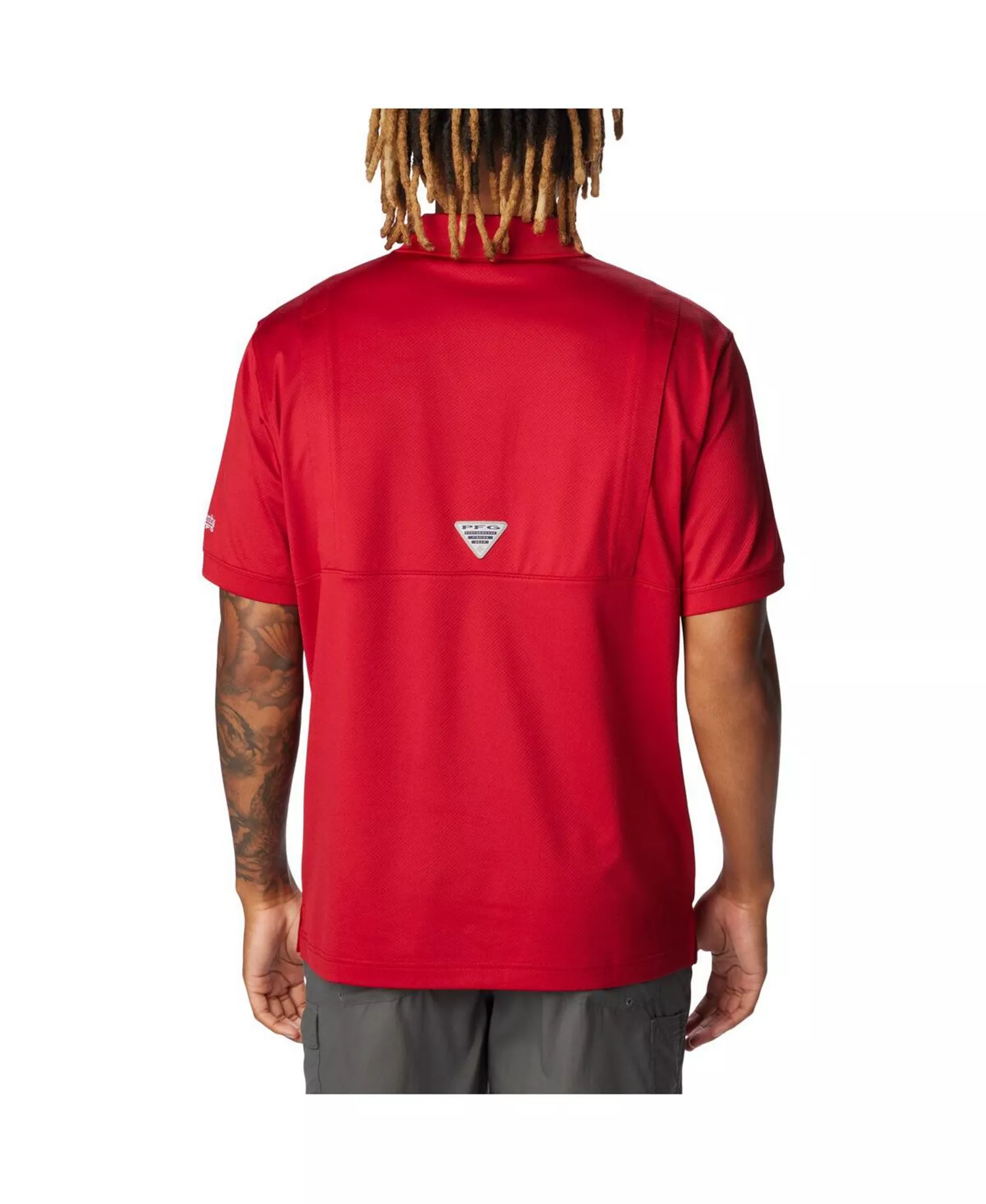 Men's Cardinal Arkansas Razorbacks Tamiami Omni-Wick Polo Shirt - Cardinal - L