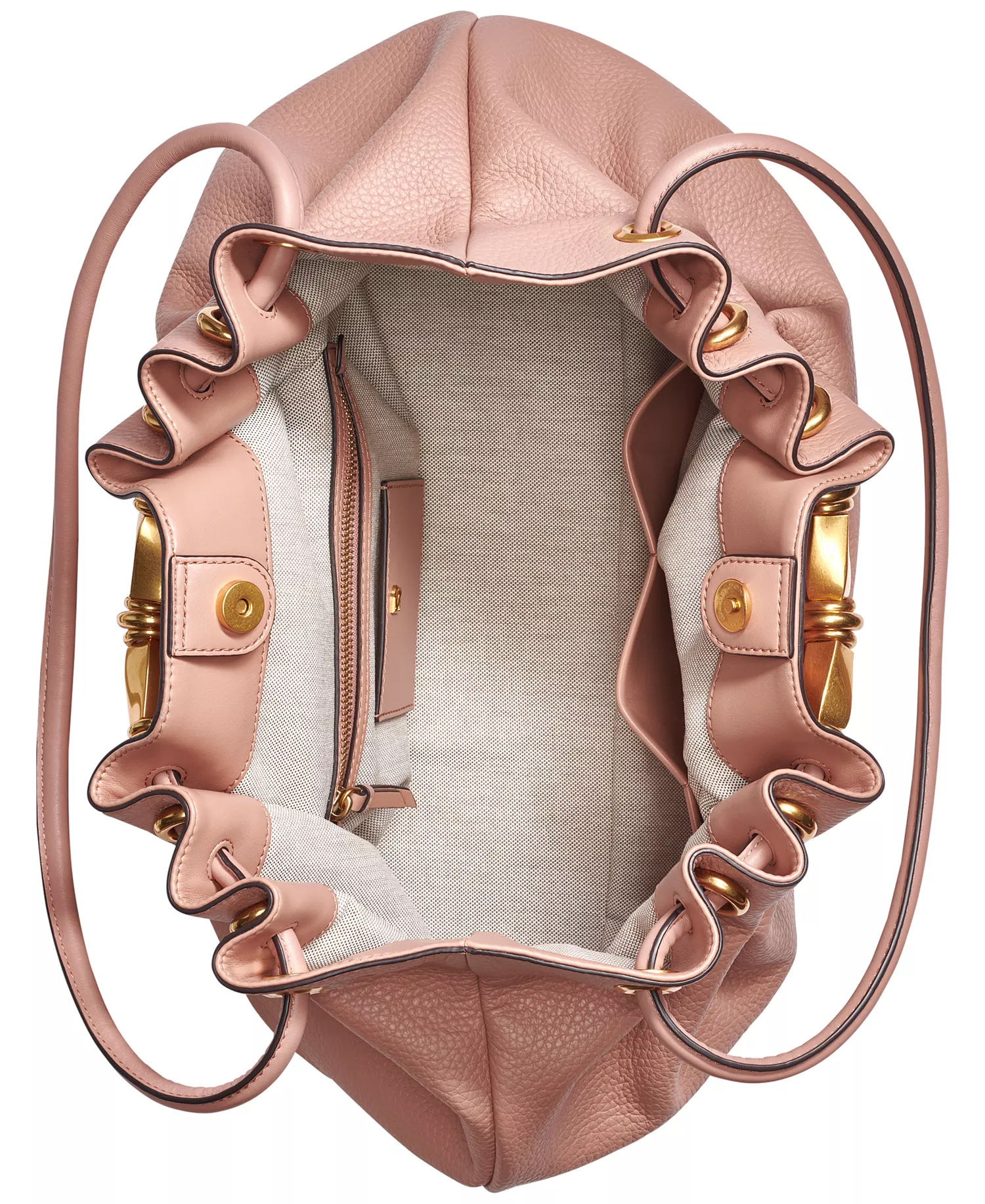 Seacliff Leather Tote - Black/gold - NO SIZE