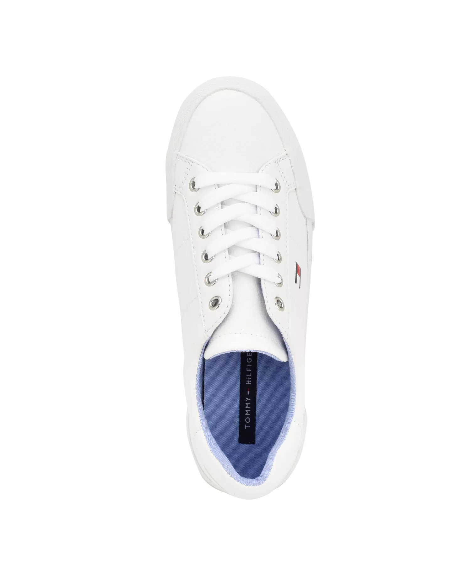 Lestiel Lace-Up Faux Leather Casual Sneakers - White - 10M