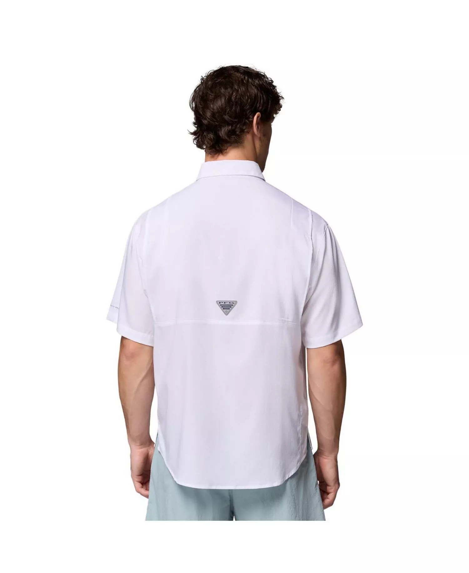 Men's White Tennessee Volunteers Tamiami Omni-Shade Button-Down Shirt - White - L