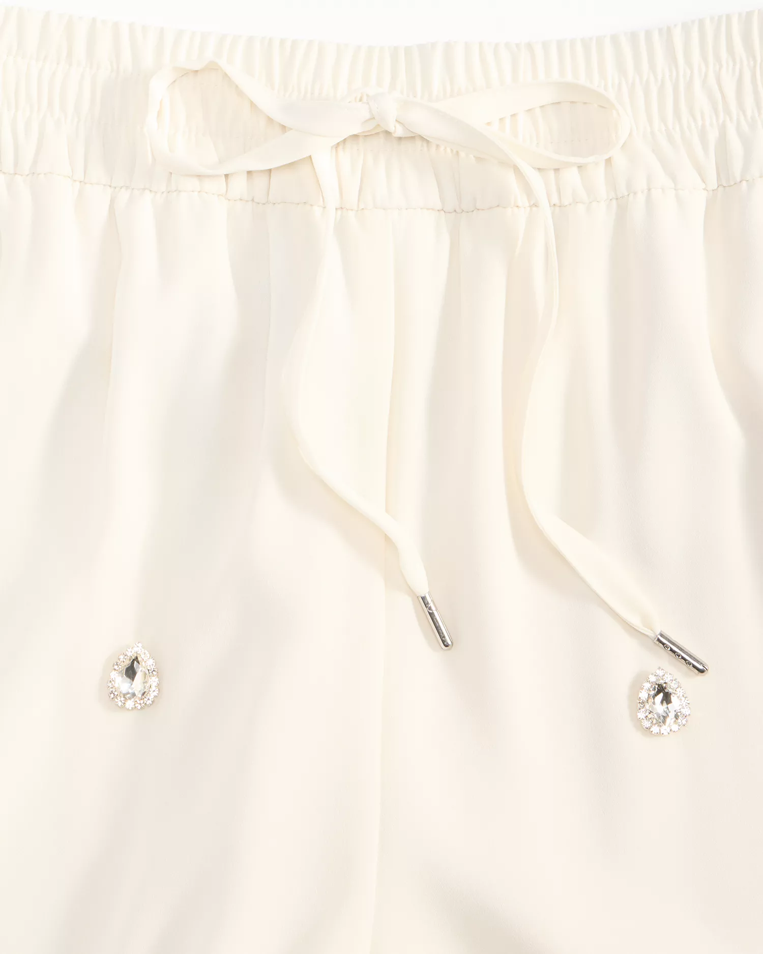 Women's Embellished Drawstring Pants, Macy's Exclusive - Vintage Cr - M