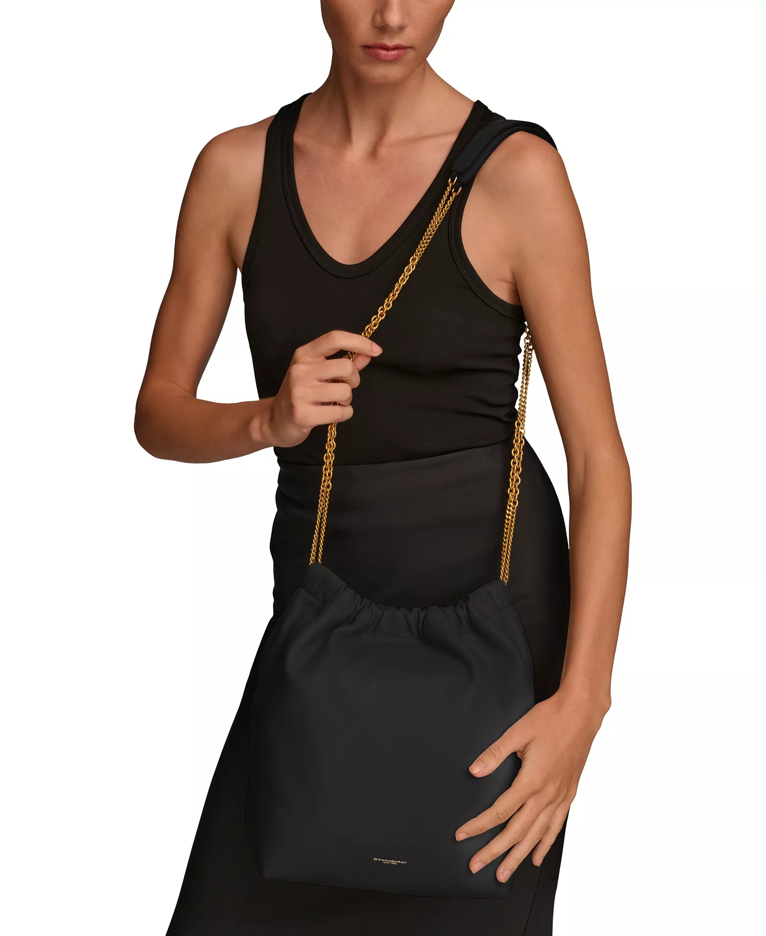 Rosedale Large Chain Crossbody - Blk/gold - NO SIZE