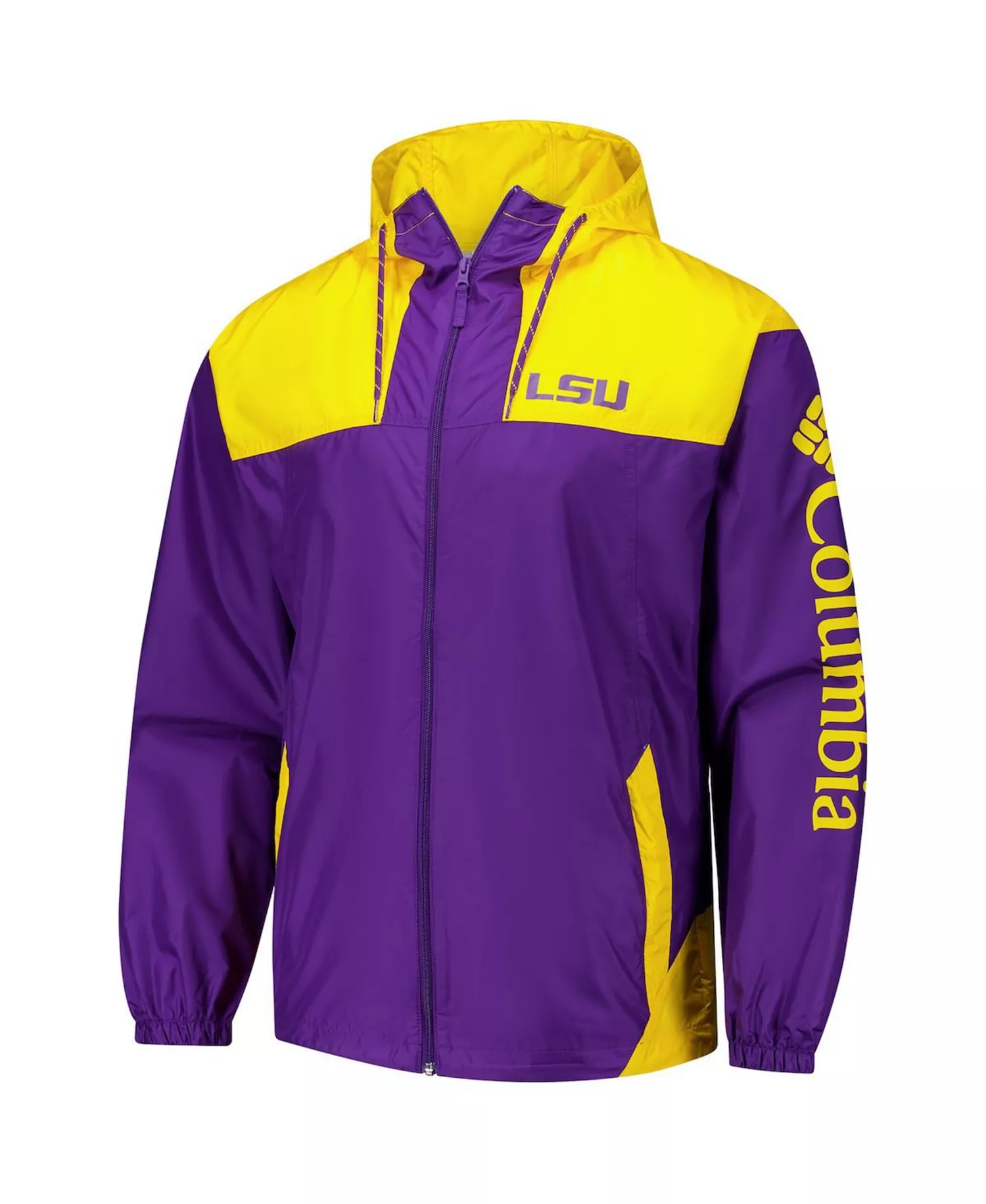 Men's Purple LSU Tigers Flash Challenger II Omni-Shade Full-Zip Windbreaker Jacket - Purple - M