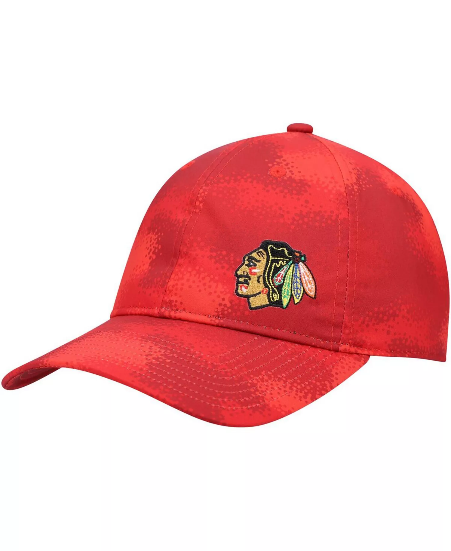 Women's Red Chicago Blackhawks Camo Slouch Adjustable Hat - Red - One Size Fits All