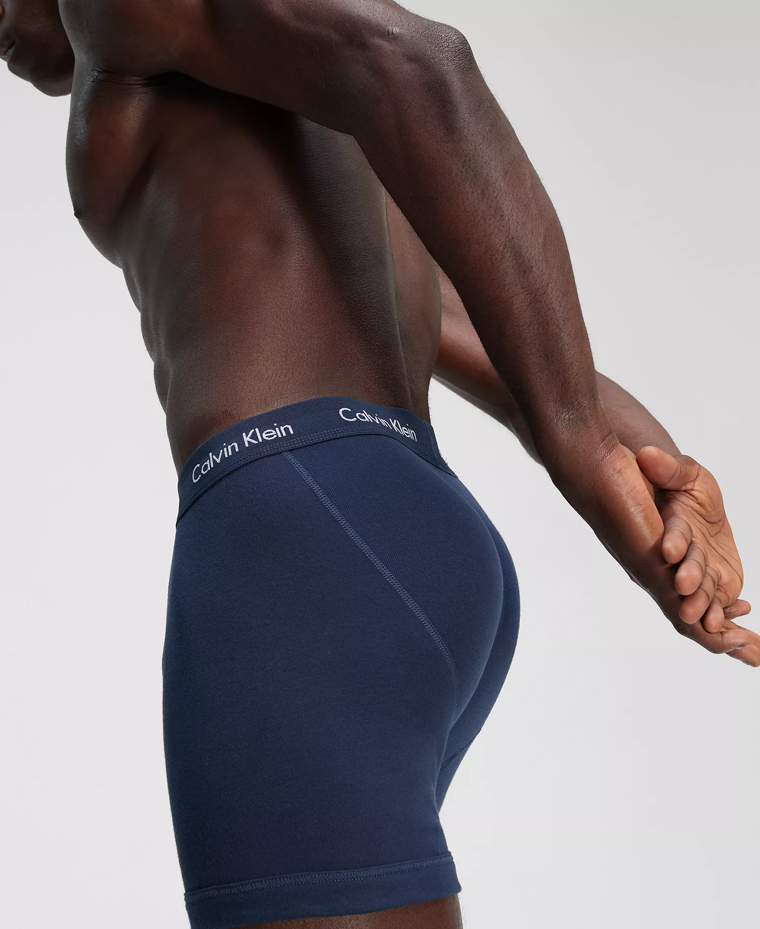 Men's Underwear Cotton Classics Multi-Packs, Created for Macy's - All Black/Black With White Waistband - L