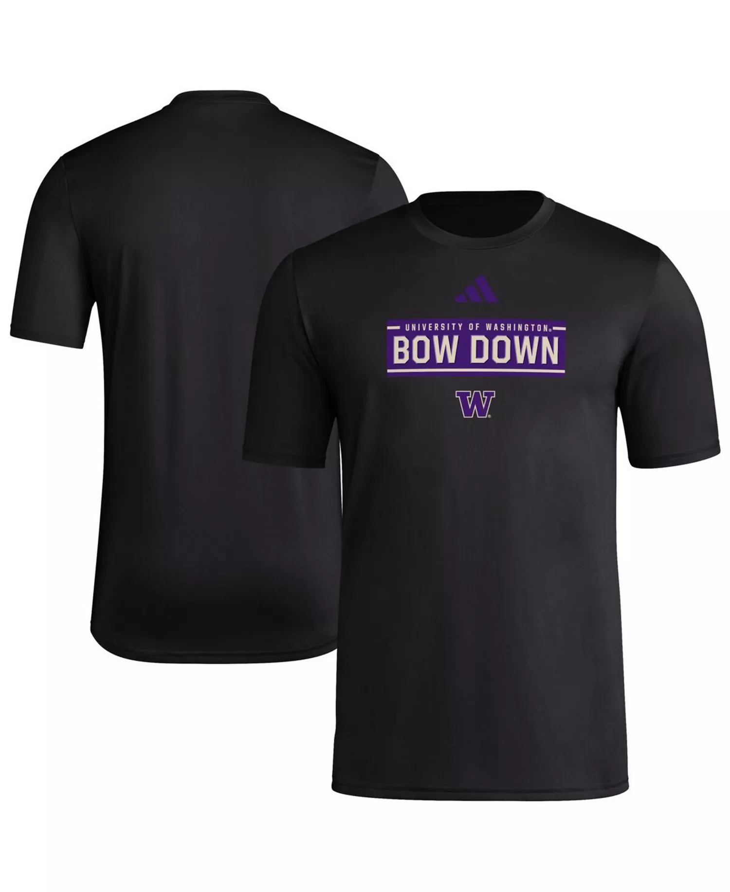 Men's Black Washington Huskies Locker Slogan Pre-Game T-Shirt - Black - L