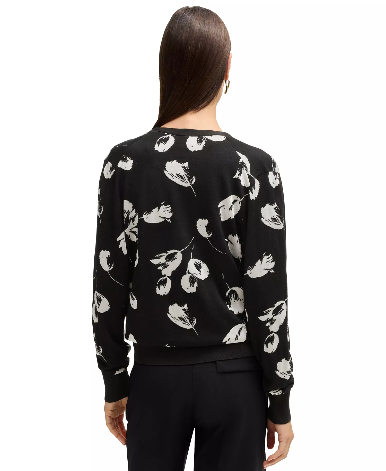 Women's Merino Wool-Blend Cardigan - Open Misc - S