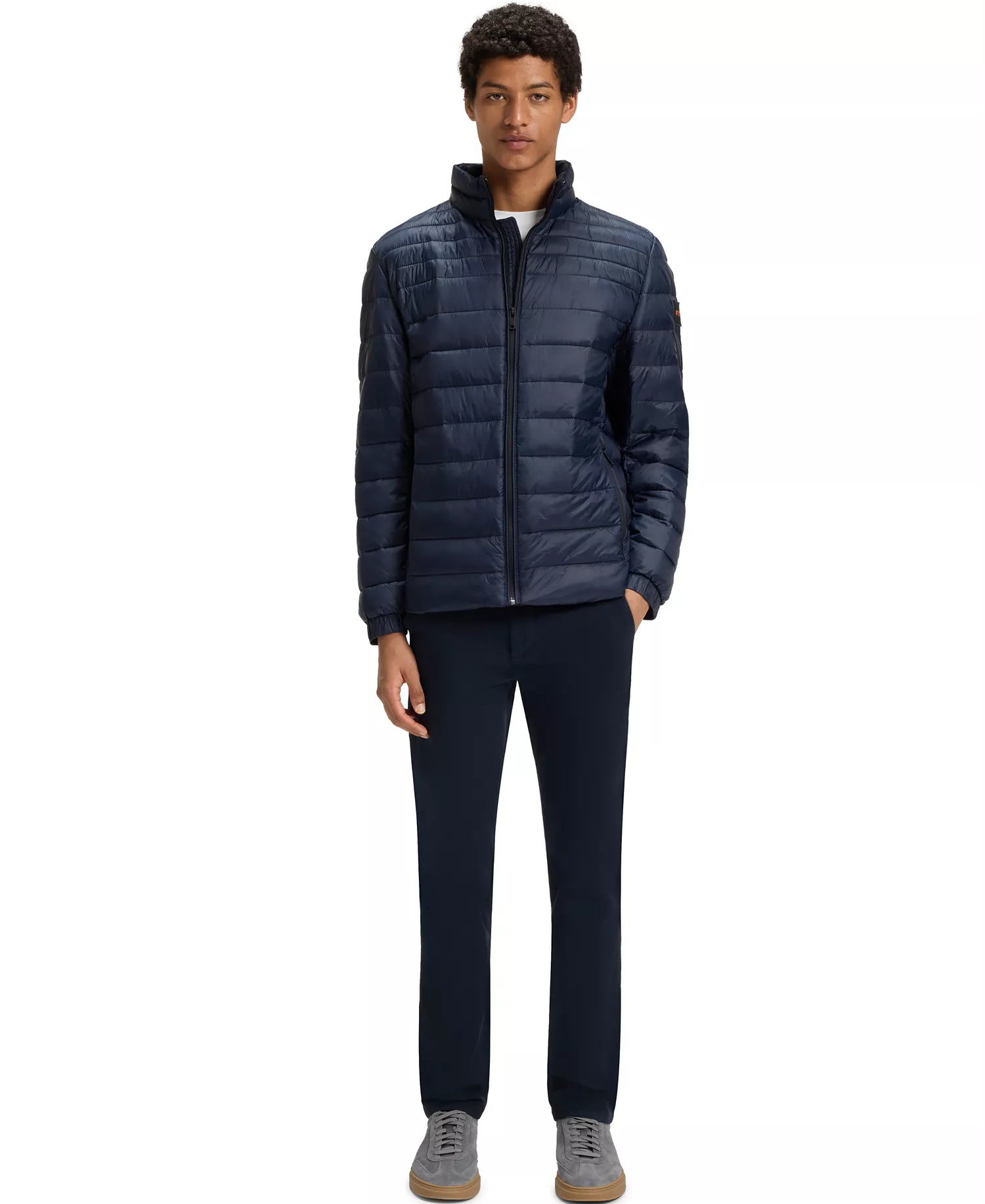 Men's Rubber-Print Cotton-Jersey T-Shirt - White - L