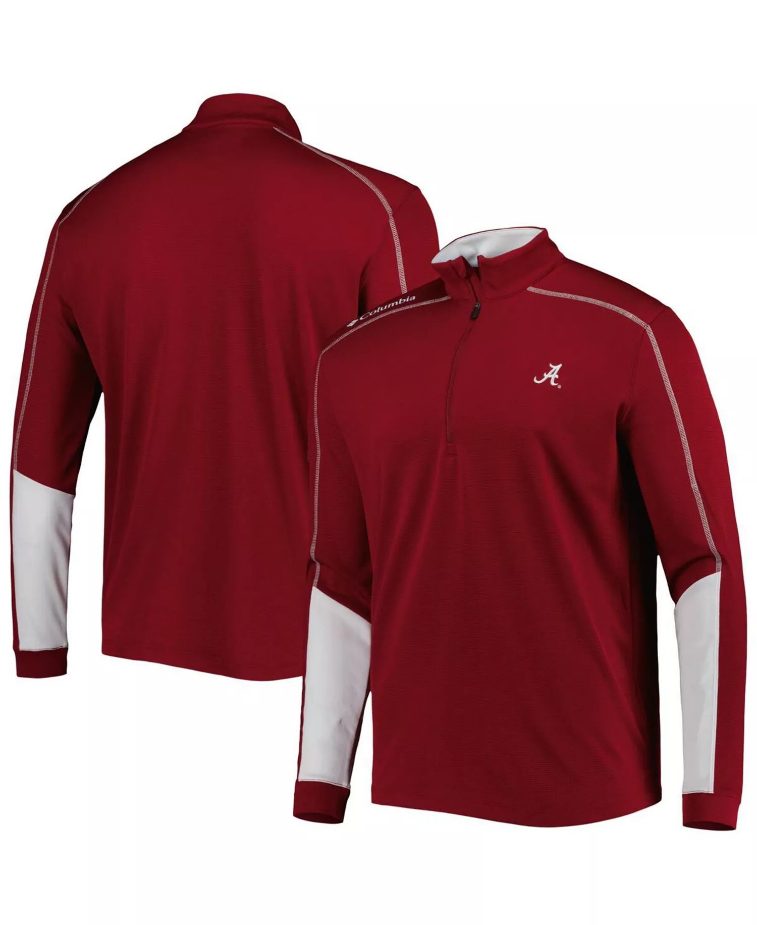 Men's Crimson Alabama Crimson Tide Shotgun 2.0 Omni-Wick Quarter-Zip Jacket - Crimson - L