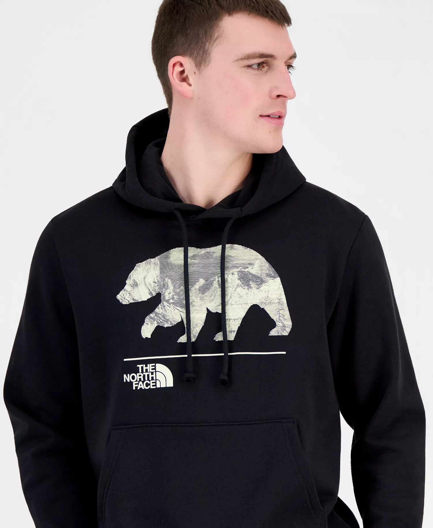 Men's Evolution MTN Bear Hoodie - TNF Black - 2XL