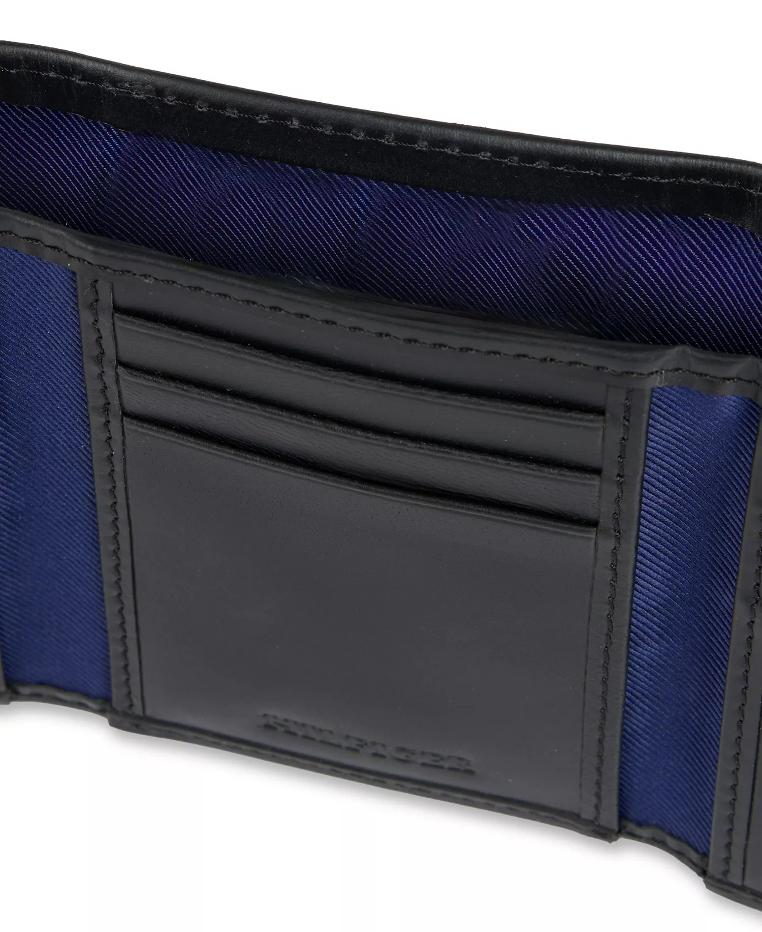 Men's Overlay Trifold Wallet - Black - ONE SIZE