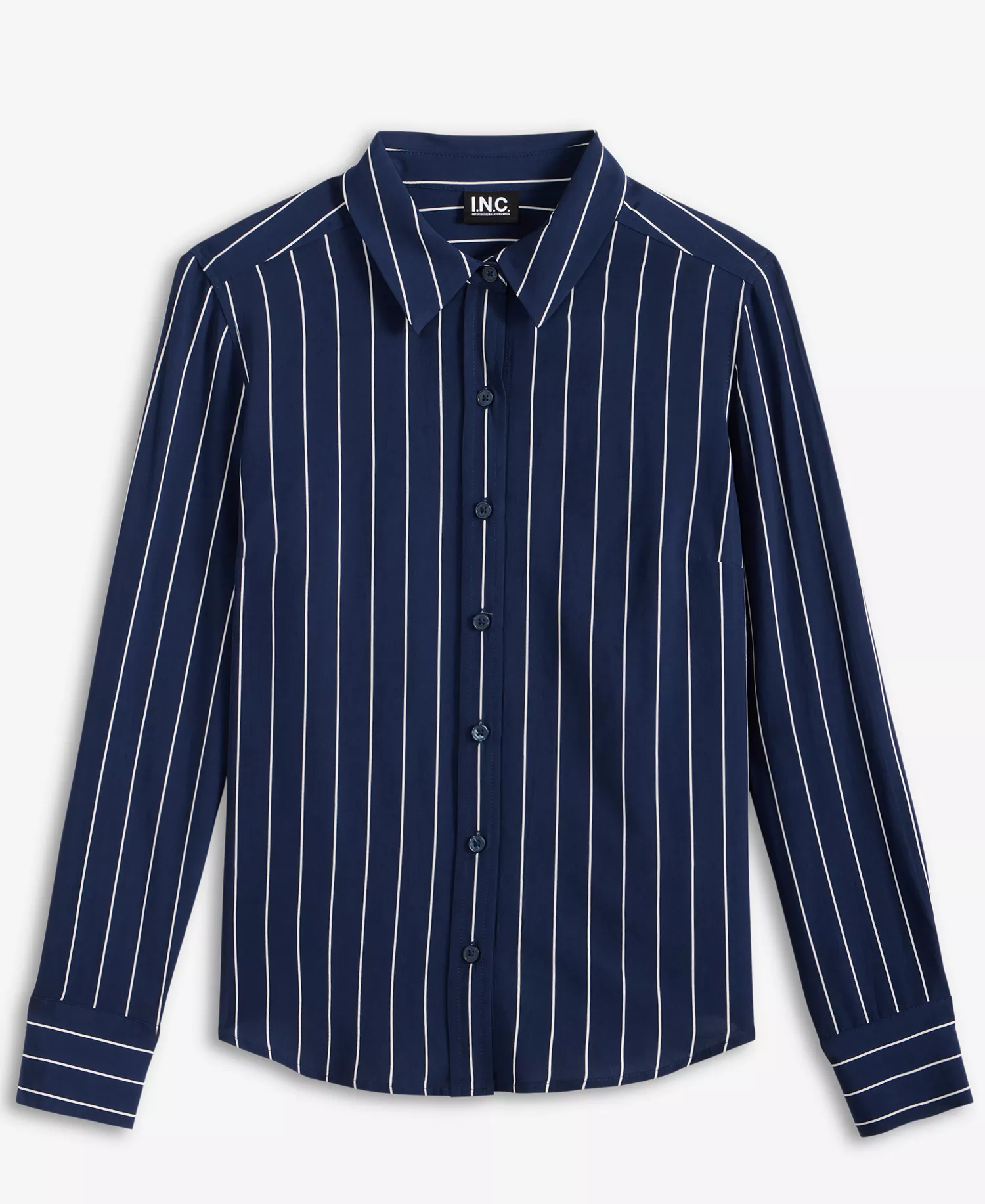 Petite Striped Shirt, Macy's Exclusive - Intrepid Sidley Stripe - P/L