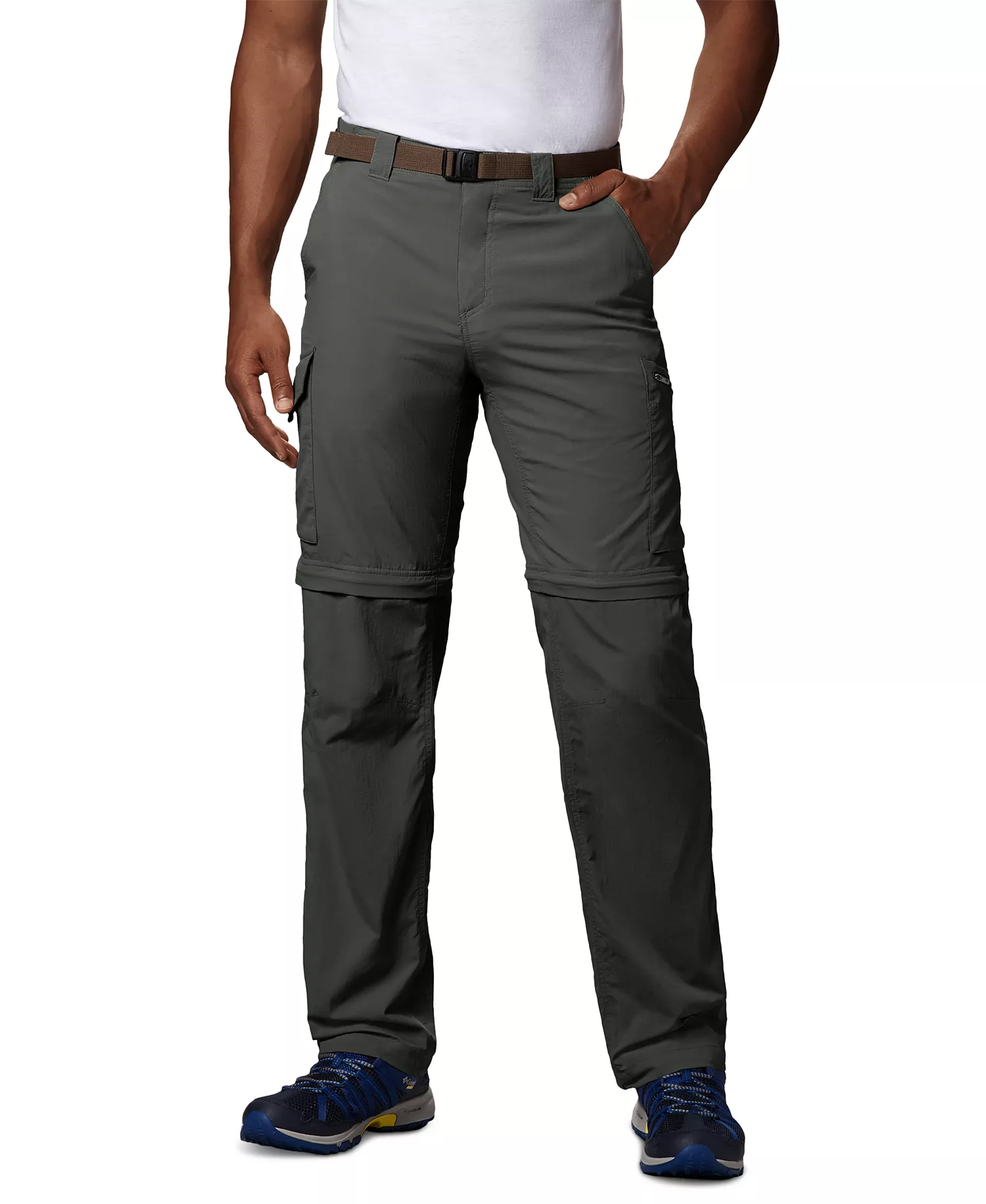 Men's Silver Ridge Convertible Pants - Gravel - 30x32