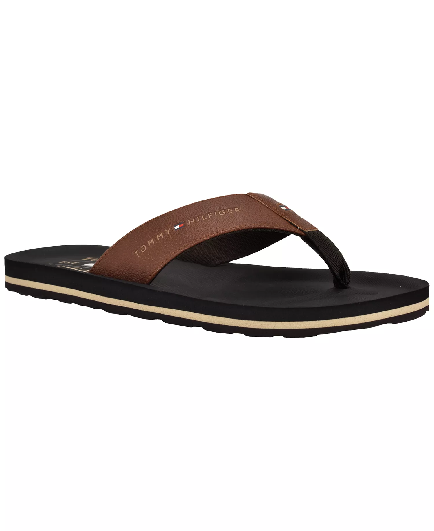 Men's Odunan2 Flip Flop Sandal - Cognac/Dark Coffee - 10