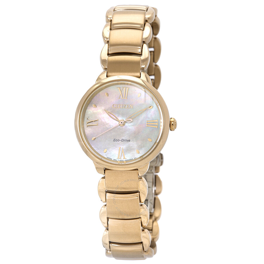 Citizen L Series Eco-Drive Mother of Pearl Dial Ladies Watch