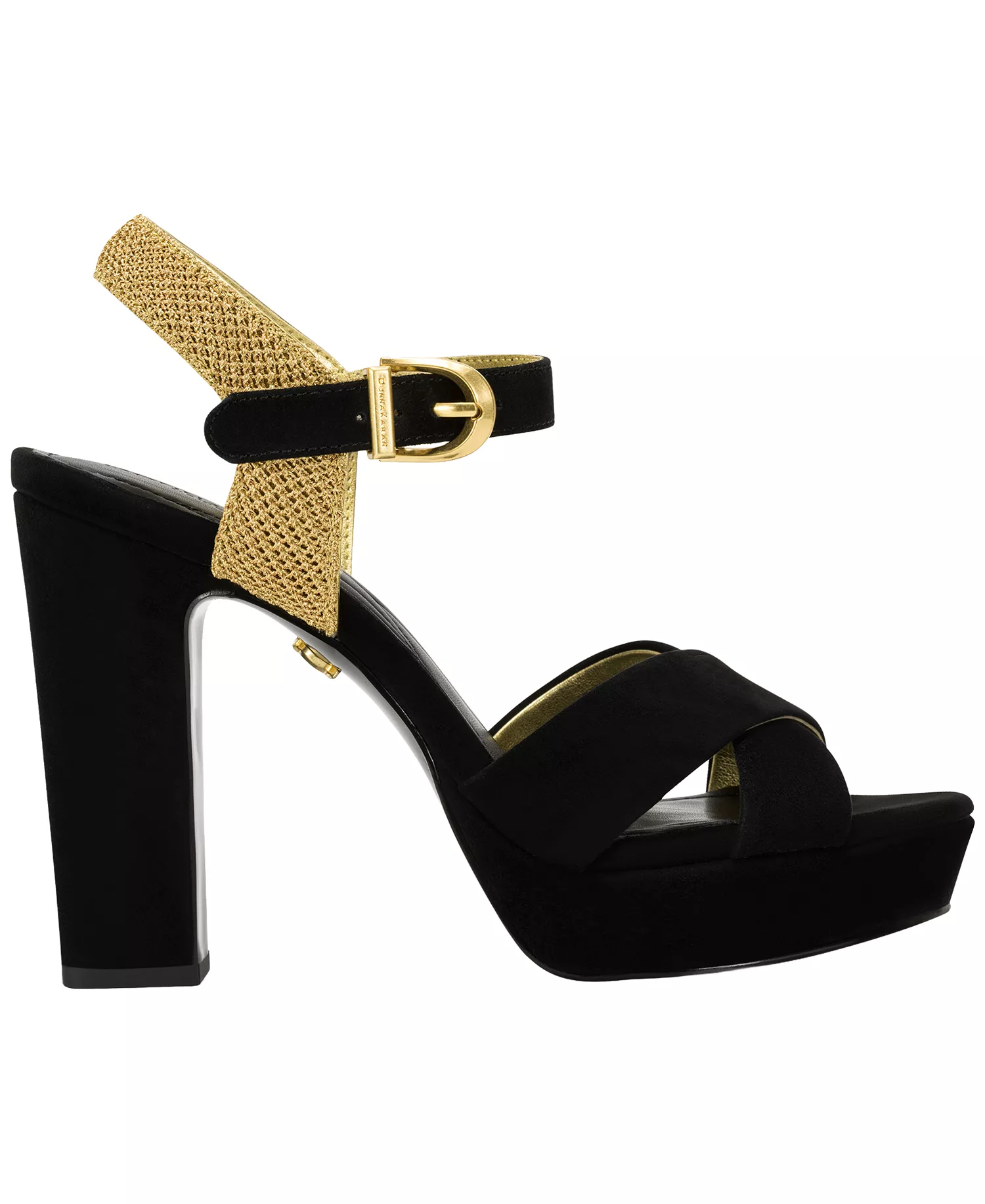 Women's Stefania Platform Sandals - Black/Gold - 10M