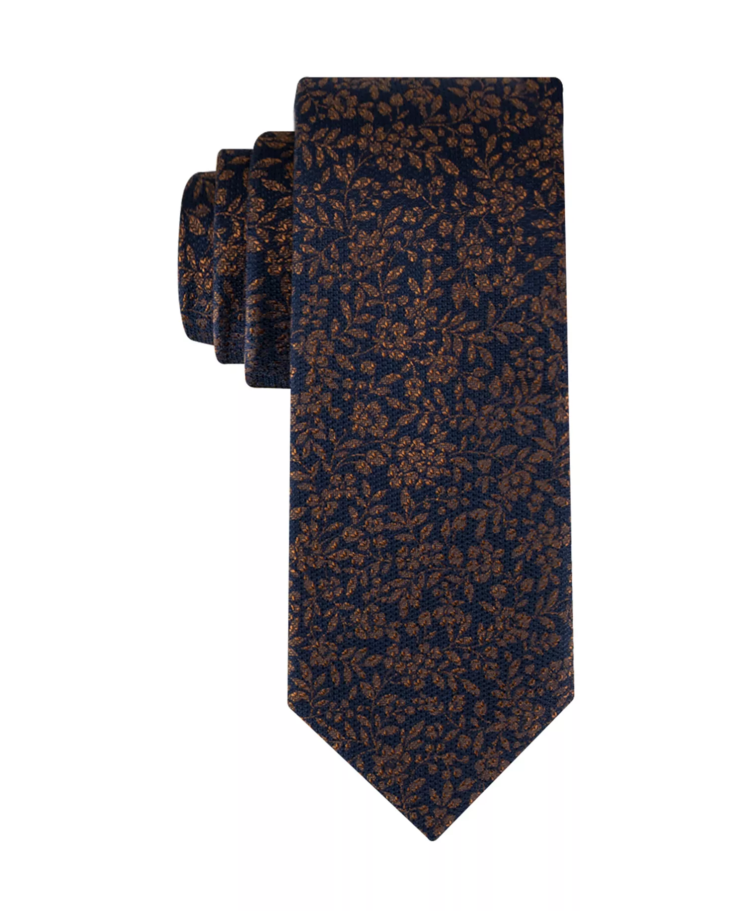 Men's Grahm Floral Tie - Rust - ONE SIZE