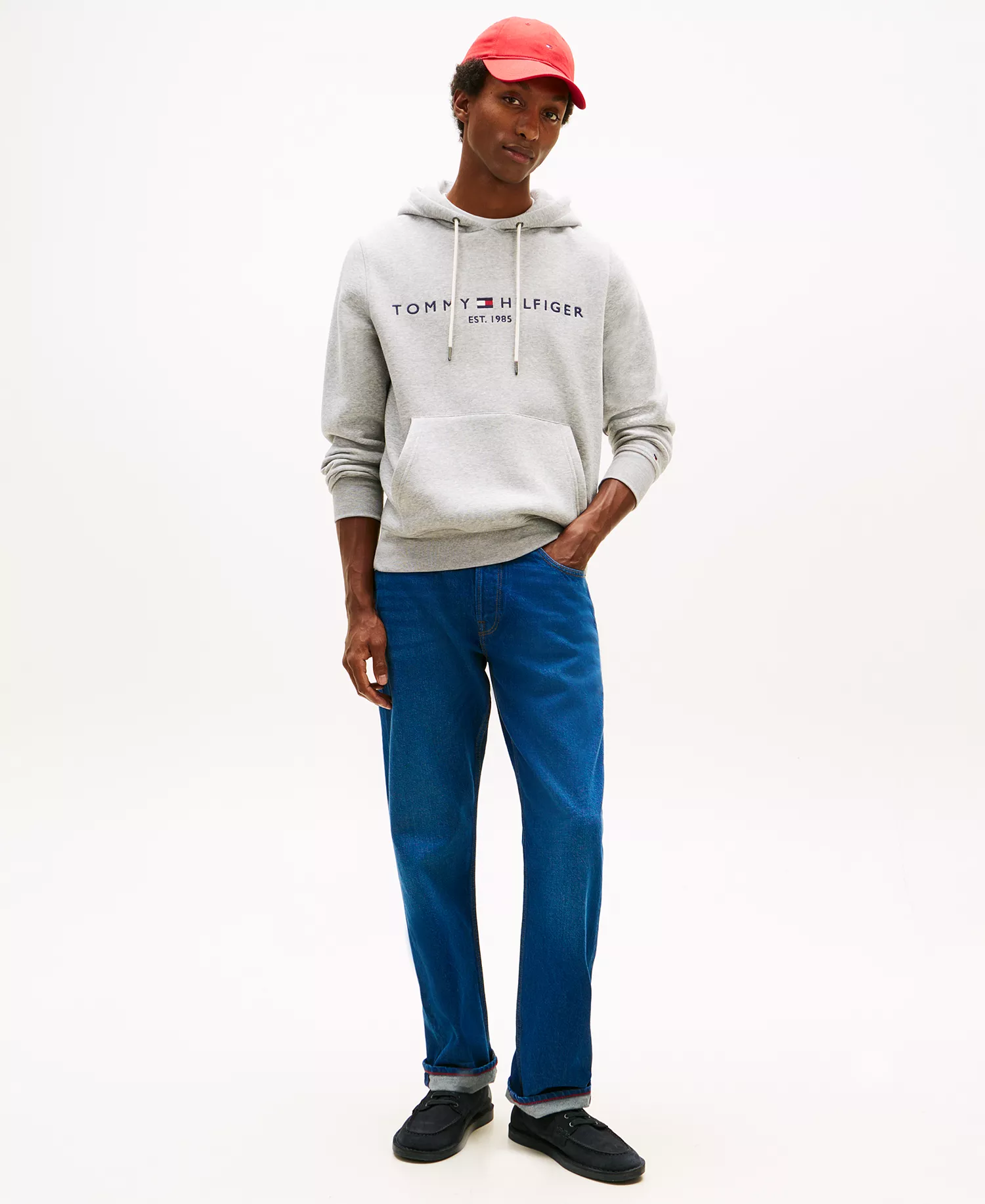 Men's Embroidered Logo Hoodie - Cloud Heather - XL