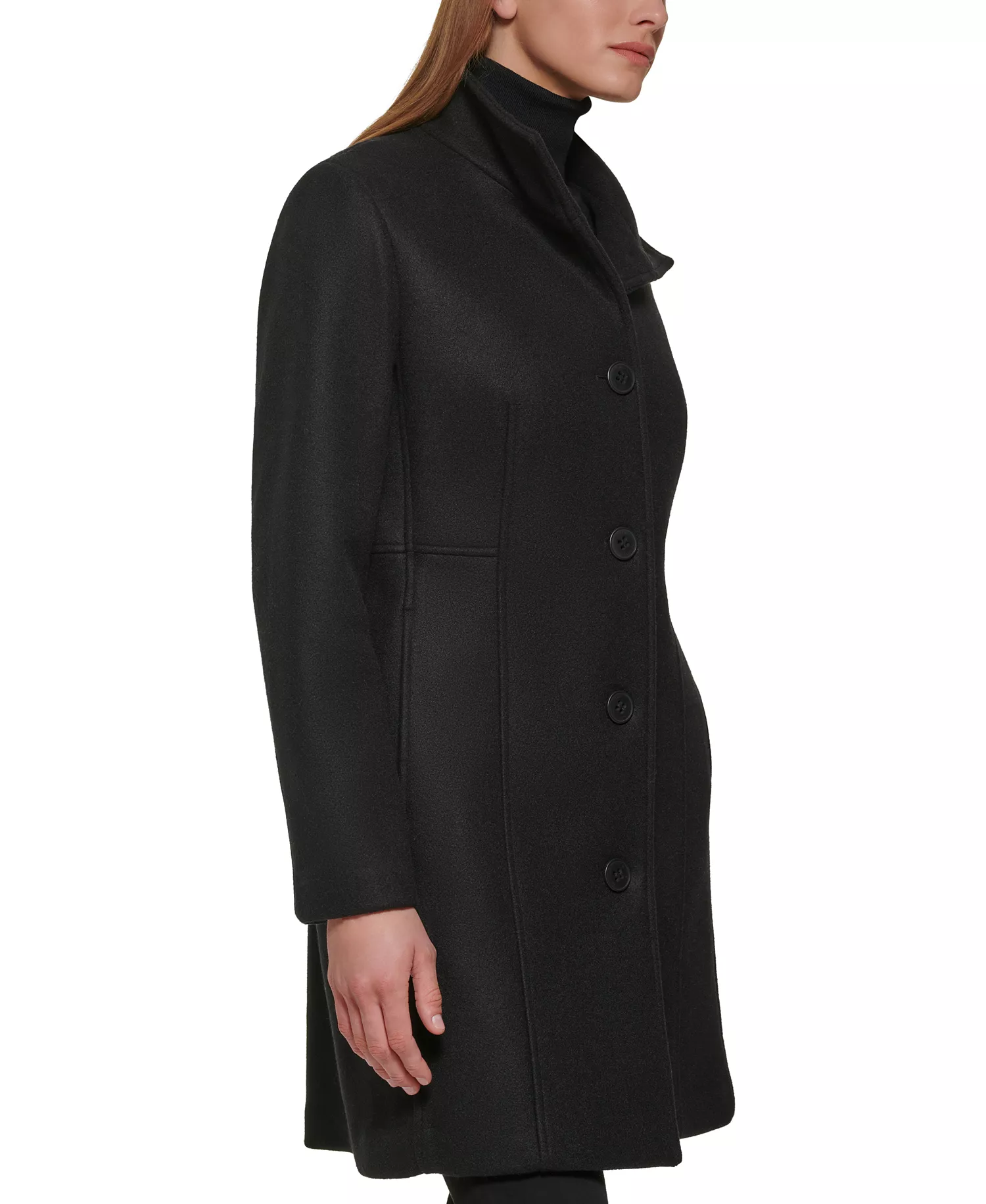 Women's Walker Coat, Created for Macy's - Black - L