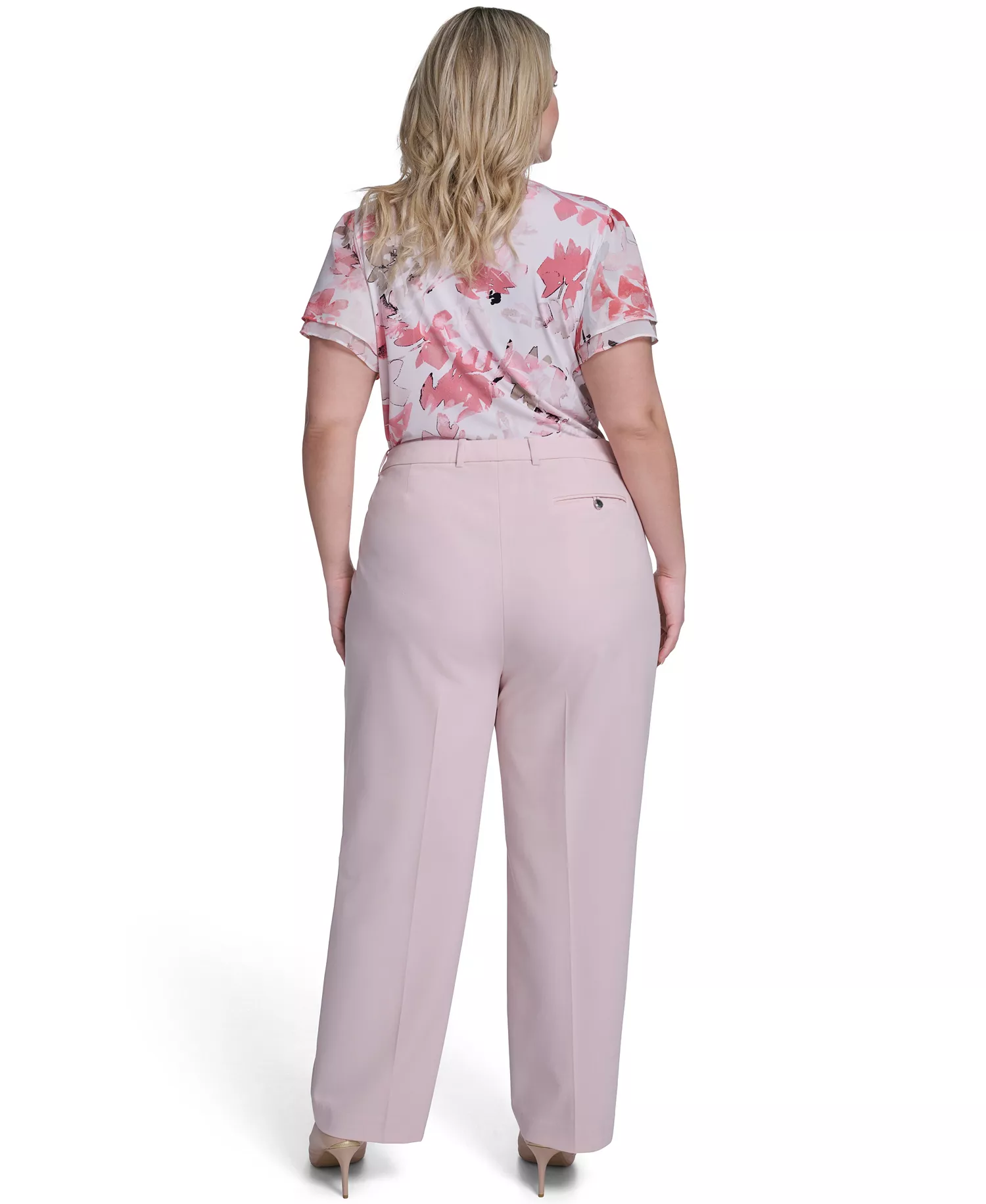 Plus Size Modern Fit Pants - Petal - 14W