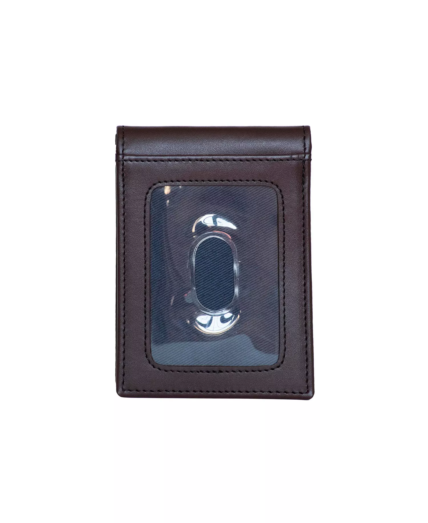 Men's Pop J Class Front Pocket Wallet - Black, Brown - ONE SIZE