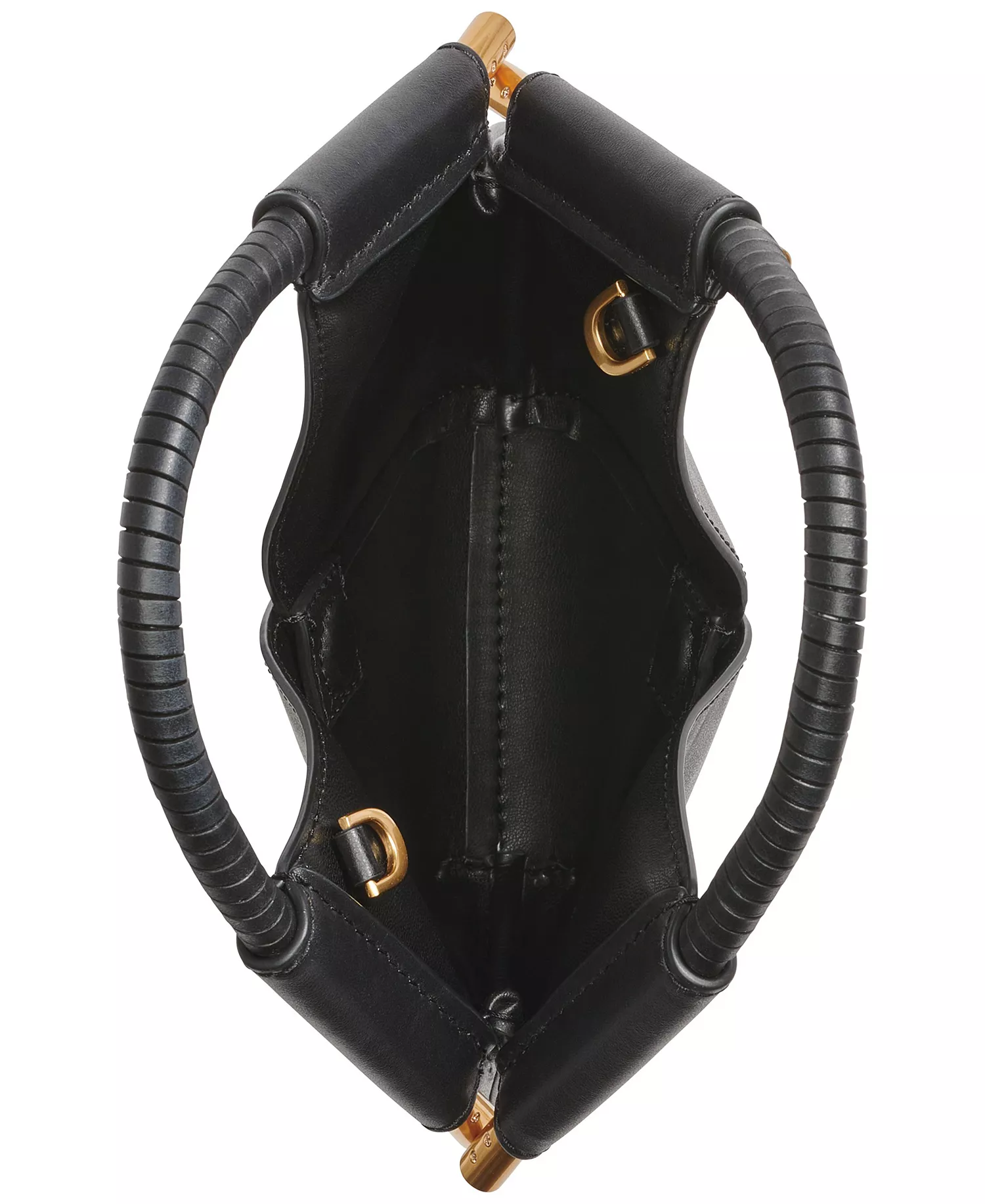 Baldwin Micro Crossbody Bag with Charm Hangoff - Black/gold - NO SIZE