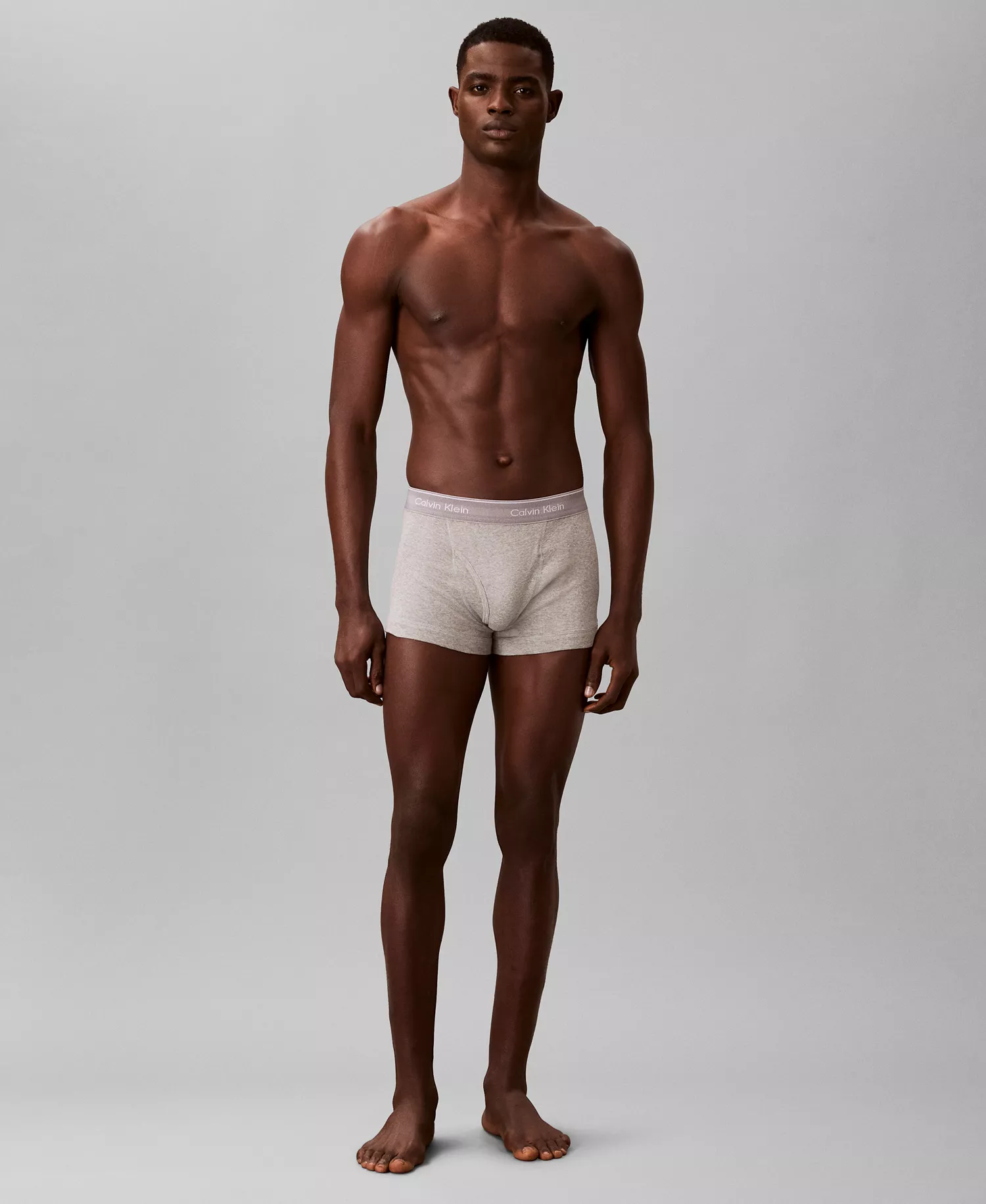 Men's 5-Pack Cotton Classic Trunk Underwear - Black - L