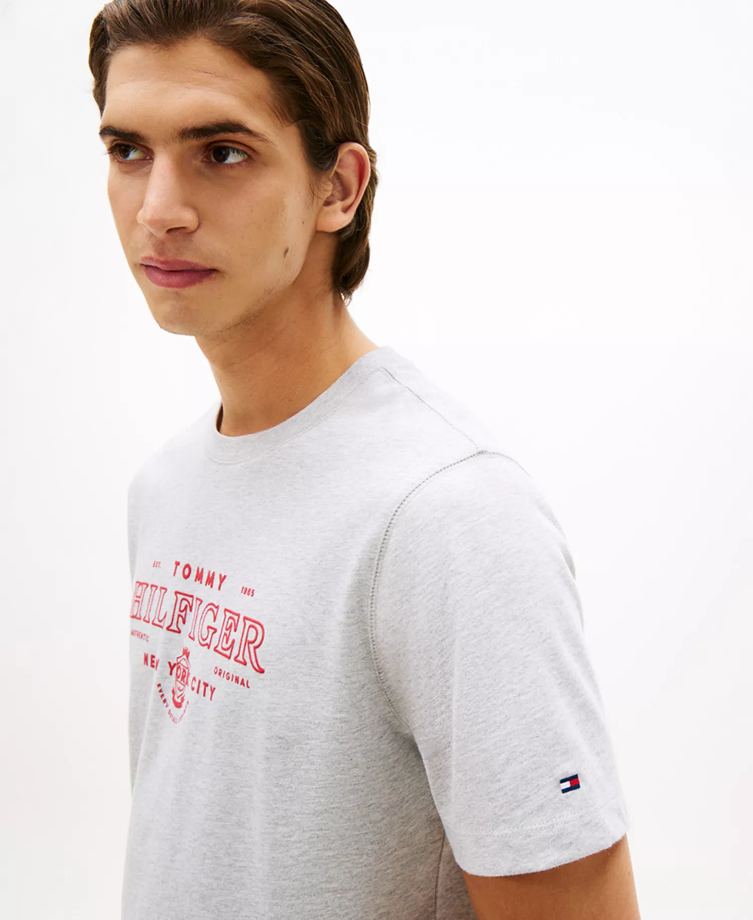 Men's Heritage Graphic Crewneck T-Shirt - Light Gray Heather - L