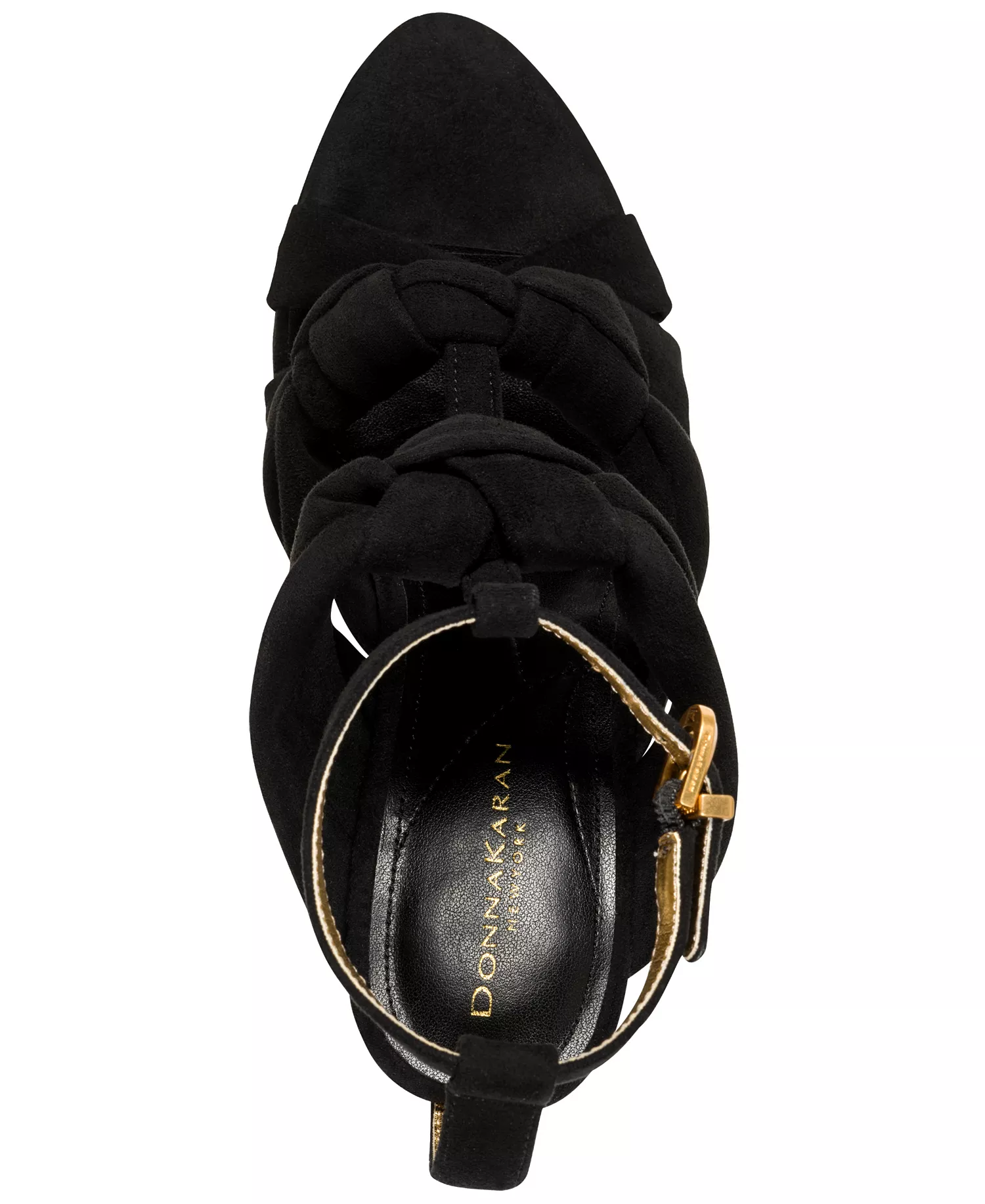 Synnove T Strap Sandals - Black - 10M