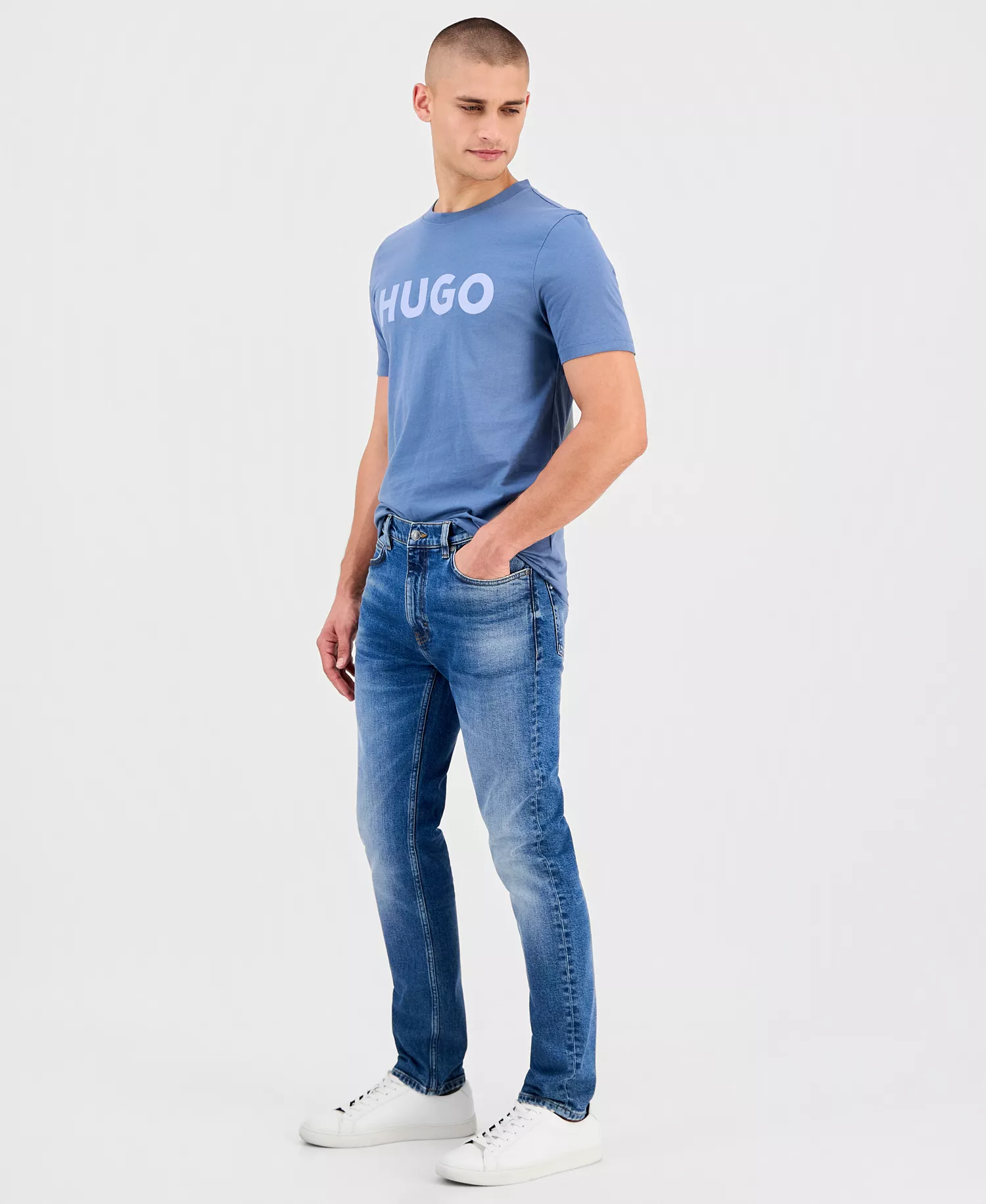 Men's 708 Straight-Fit Jeans - Med Blue - 30x32