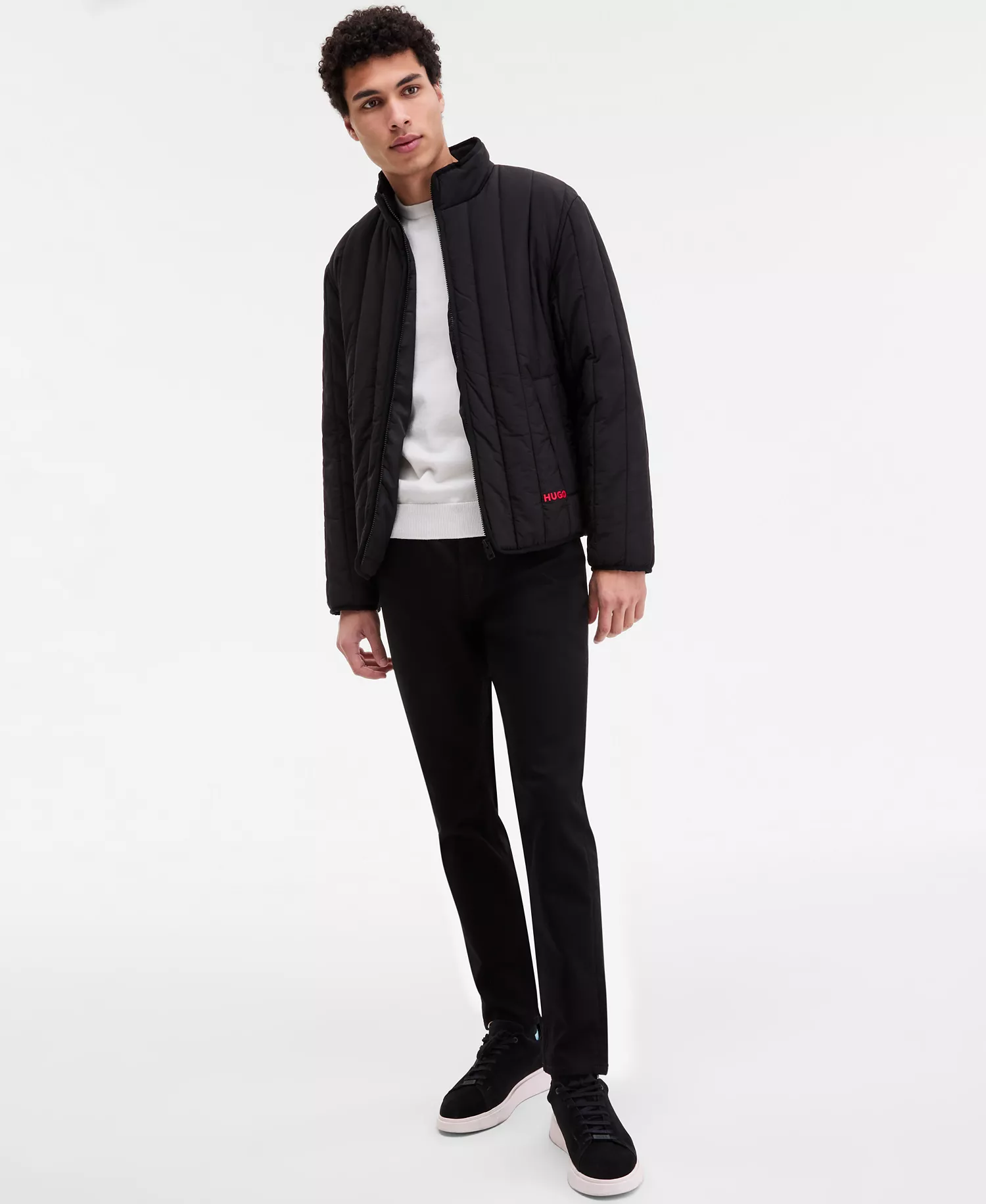 Men's Brenoto Quilted Jacket - BLACK - 2XL