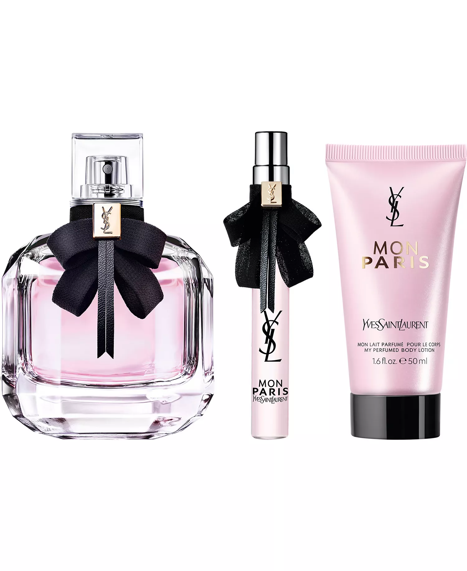 Mon Paris 3 pc. Eau de Parfum Fragrance, Travel Spray, and Body Lotion Gift Set - No Color - Gift Set