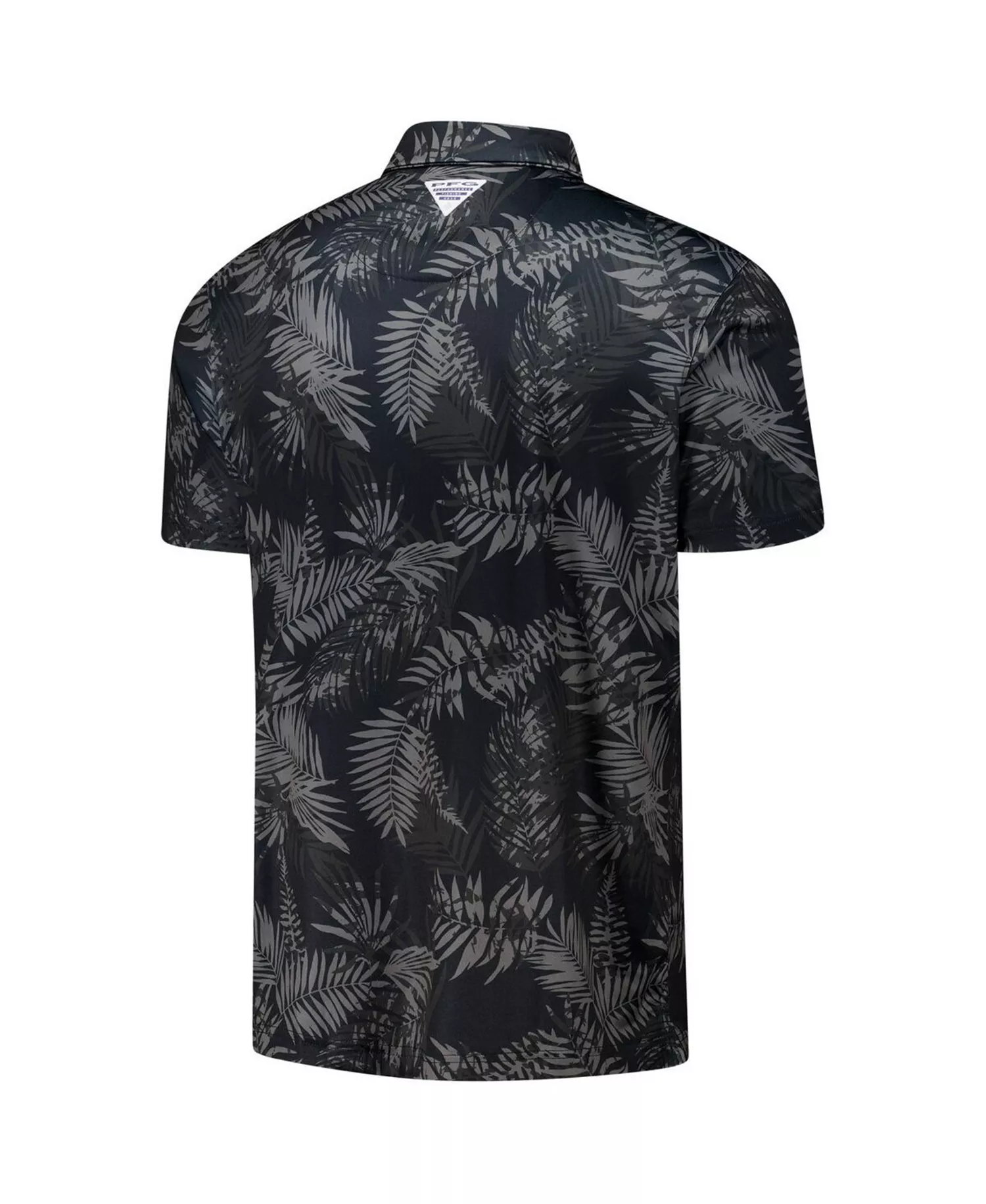 Men's Black Georgia Bulldogs PFG Super Terminal Tackle Omni-Shade Bangalows Polo - Black - M