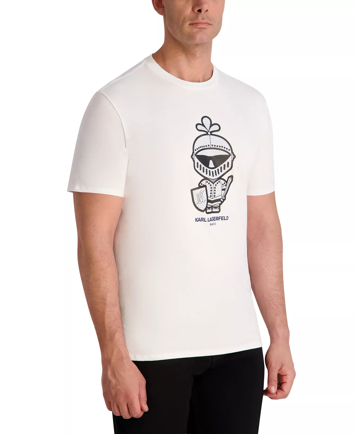 Men's Swirl Armor T-Shirt - White - 2XL