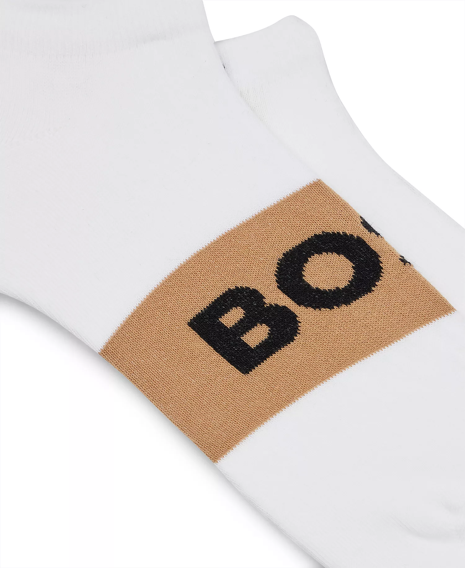 Men's Ankle-Length Two-Pack Socks - Natural - 7-13
