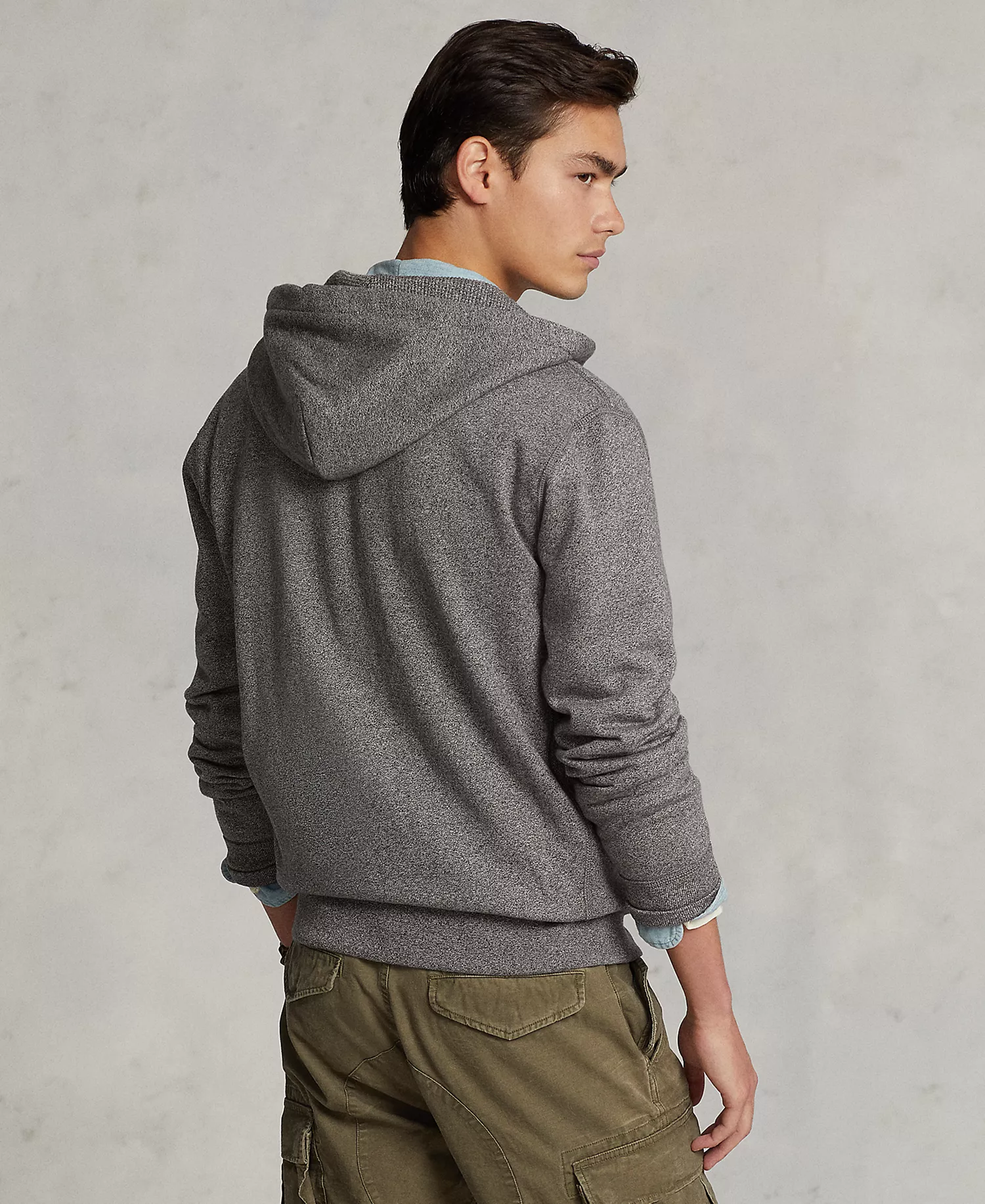 Men's & Kid's Cotton Fleece Hoodie Collection - Ash Grey Heather - 2XL
