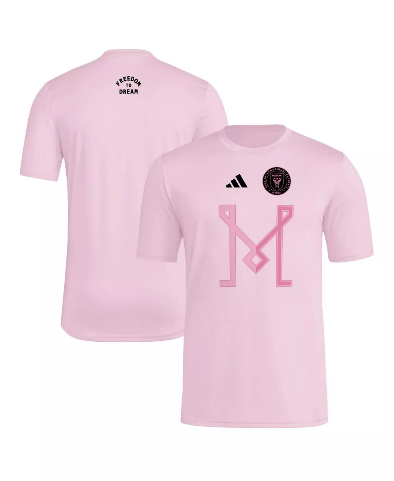Men's Pink Inter Miami CF 2025 Jersey Hook AEROREADY T-Shirt - Pink - L