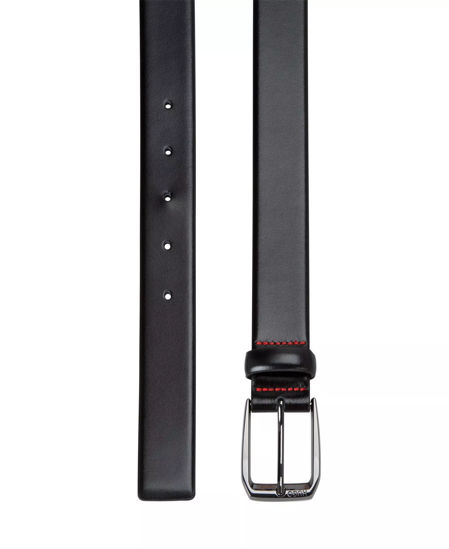 Men's Classic Leather Business Belt - Black - 30