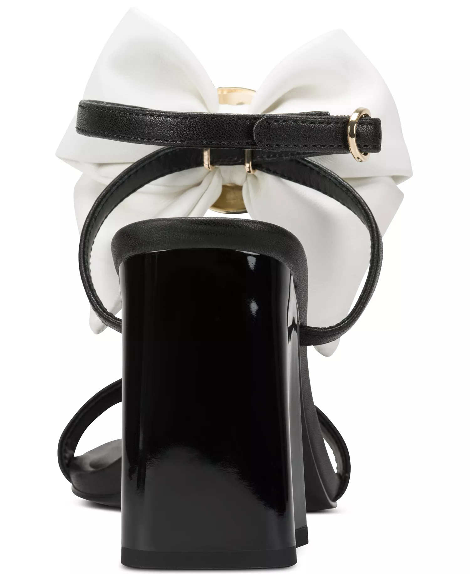 Women's Sashira Square Toe Sandals - Black/Bright White - 6