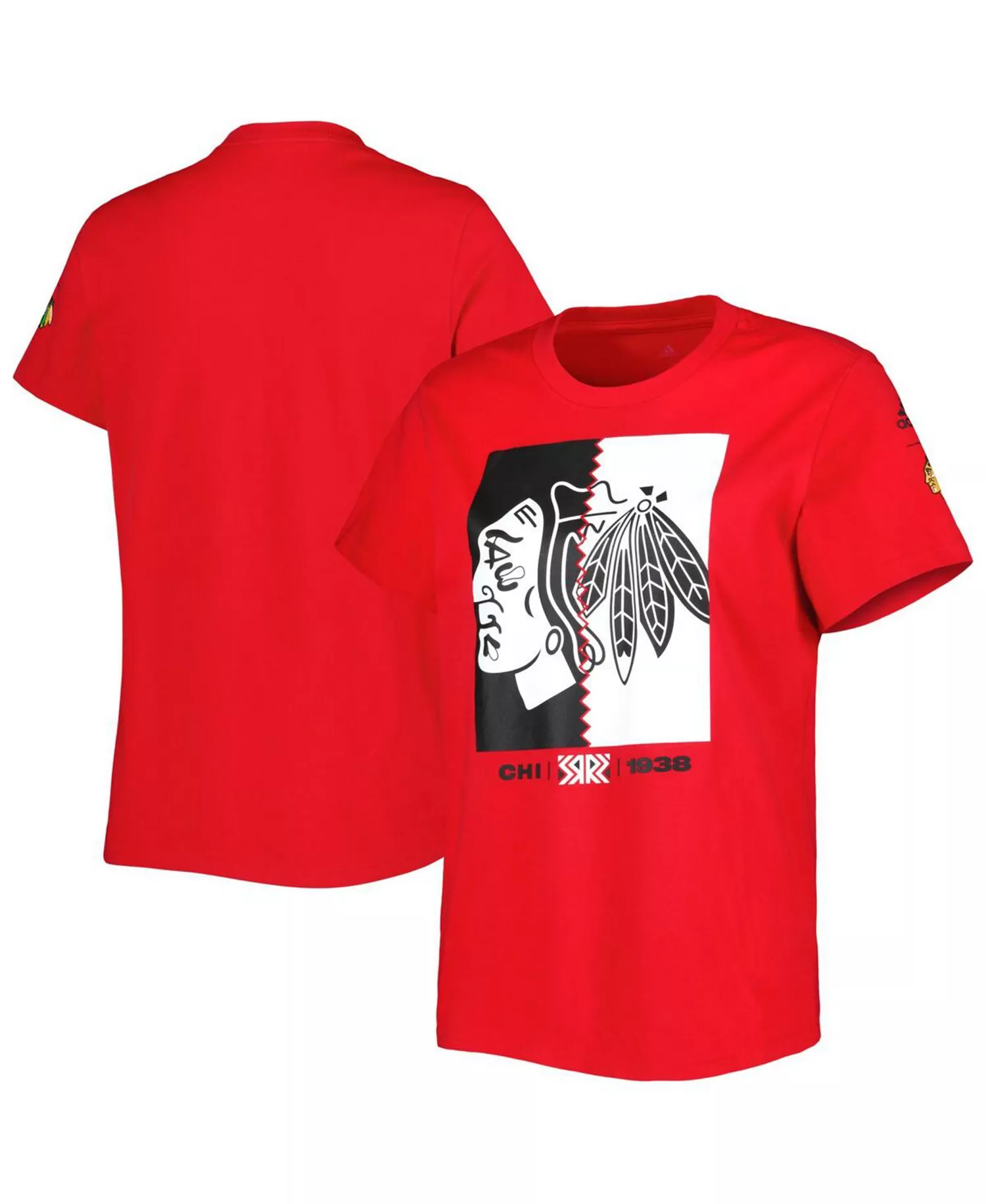 Women's Red Chicago Blackhawks Reverse Retro Fresh T-shirt - Red - S