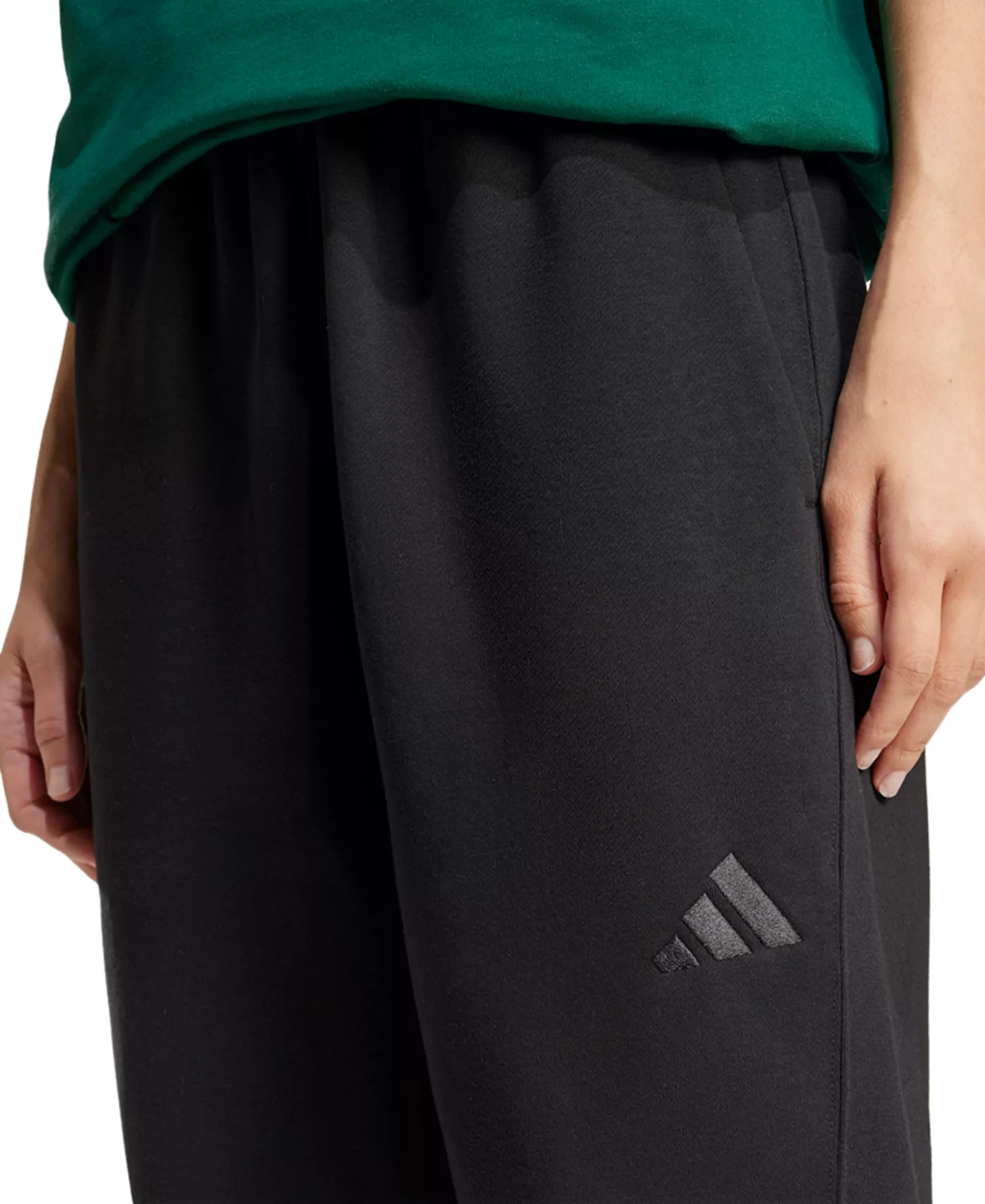 Women's All Season Loose Drawstring Pants - Black - 2XL