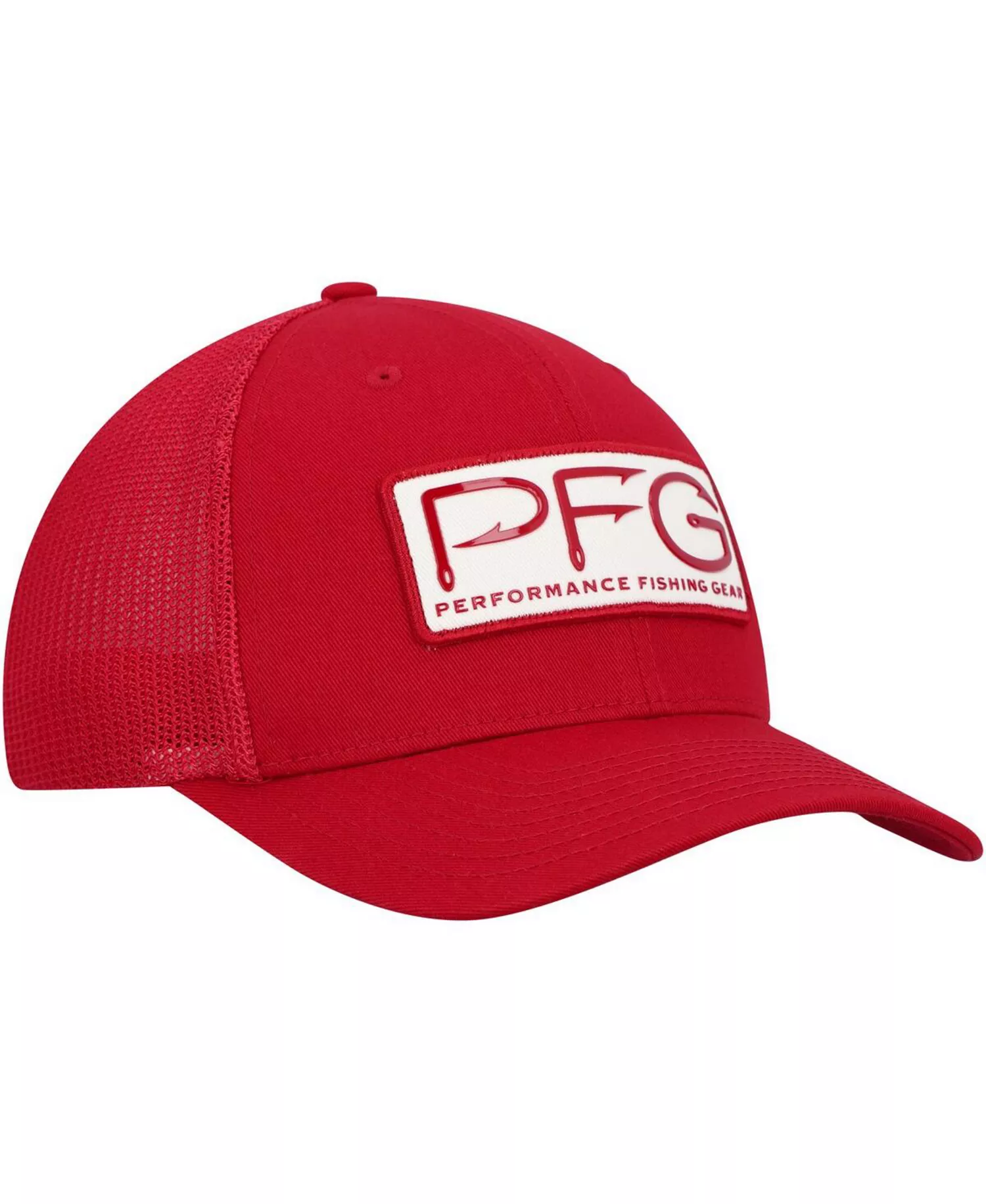 Men's Crimson Alabama Crimson Tide PFG Hooks Flex Hat - Crimson - S/M