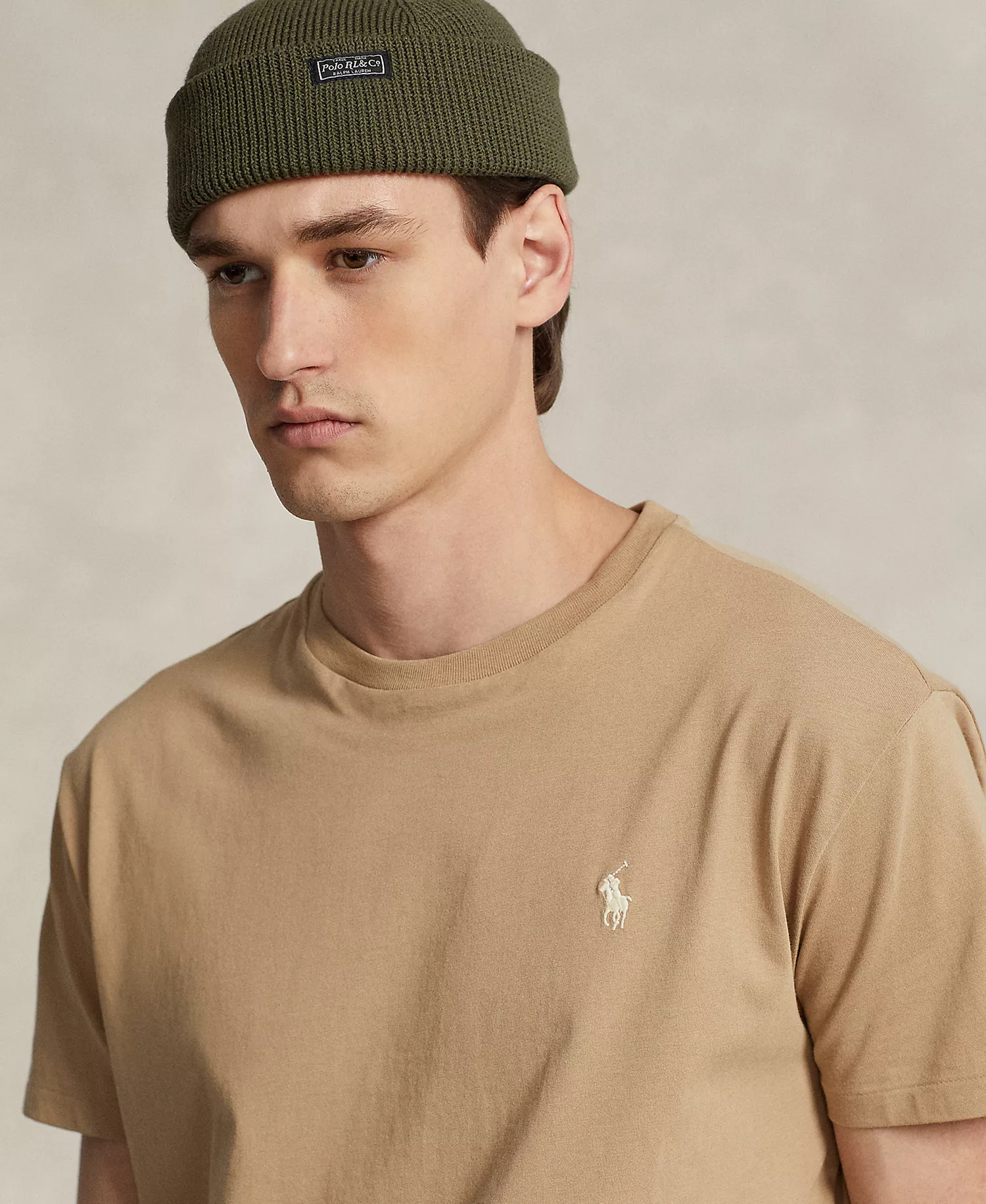 Men's Classic Fit Crew Neck T-Shirt - Cafe Tan - 2XL