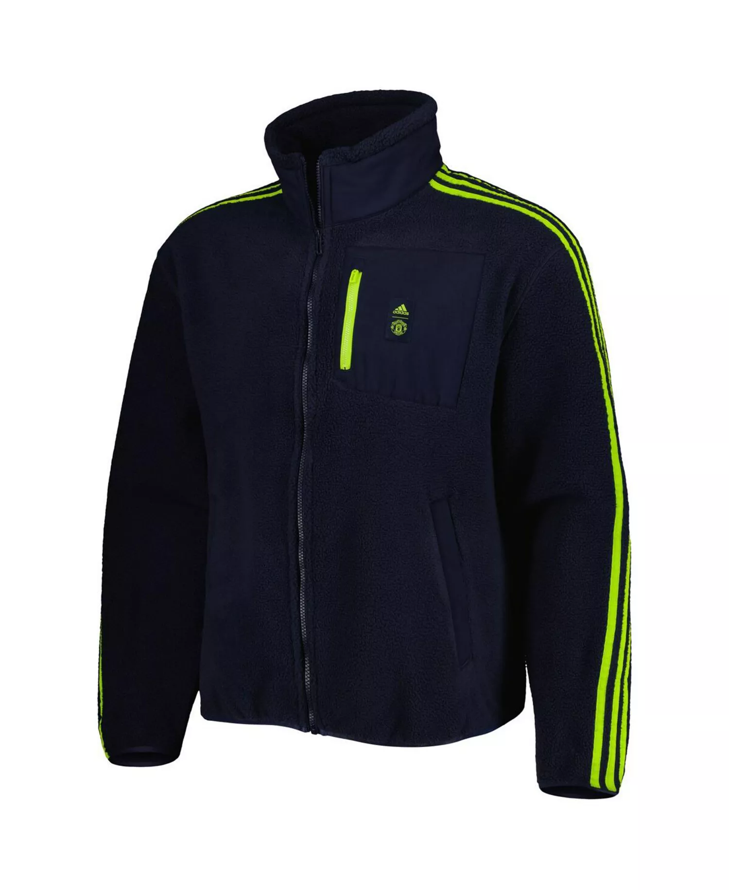 Men's Navy Manchester United Lifestyler Fleece Full-Zip Jacket - Navy - L