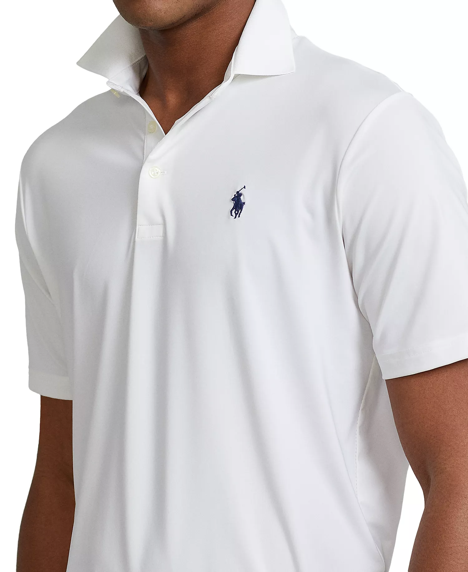 Men's Classic-Fit Performance Polo Shirt - Ceramic White - 2XL