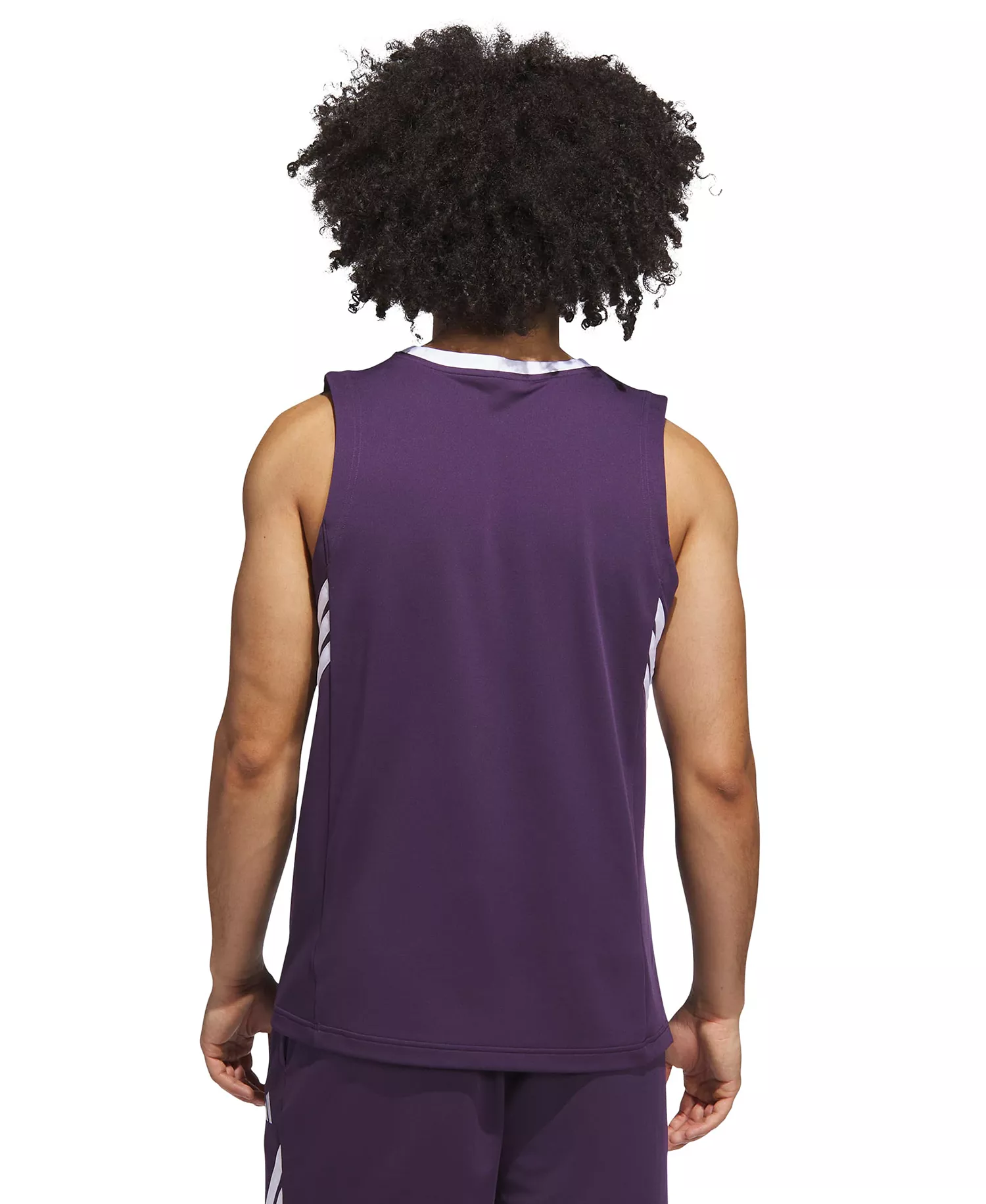 Men's Basketball Logo Graphic Tank Top - Aurora Plum/White - 2XL