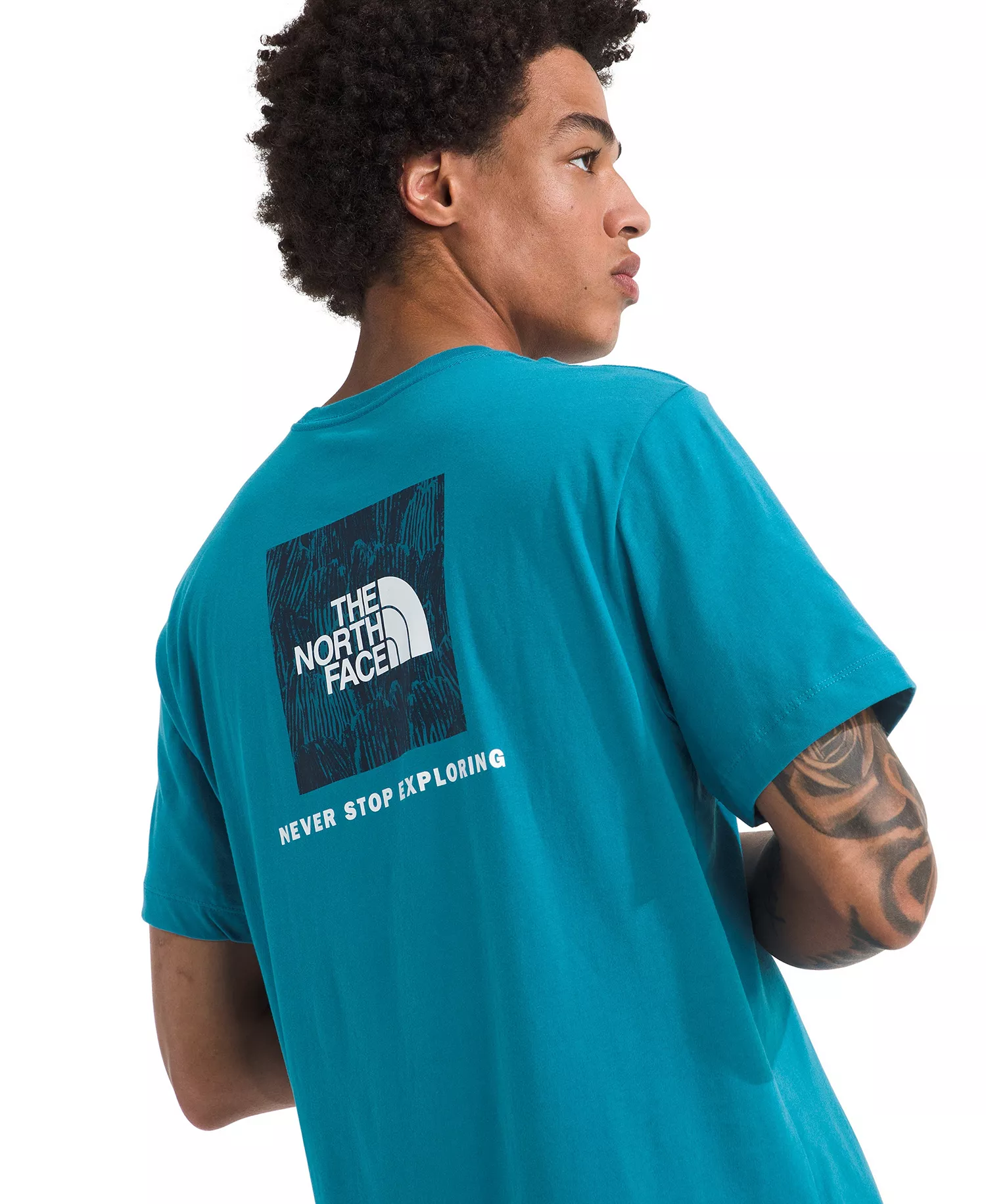 Men's Evolution Regenerative Ink Box Short Sleeve Graphic T-Shirt - Dusk Blue/summit Navy Regenerative Ink Print - 2XL