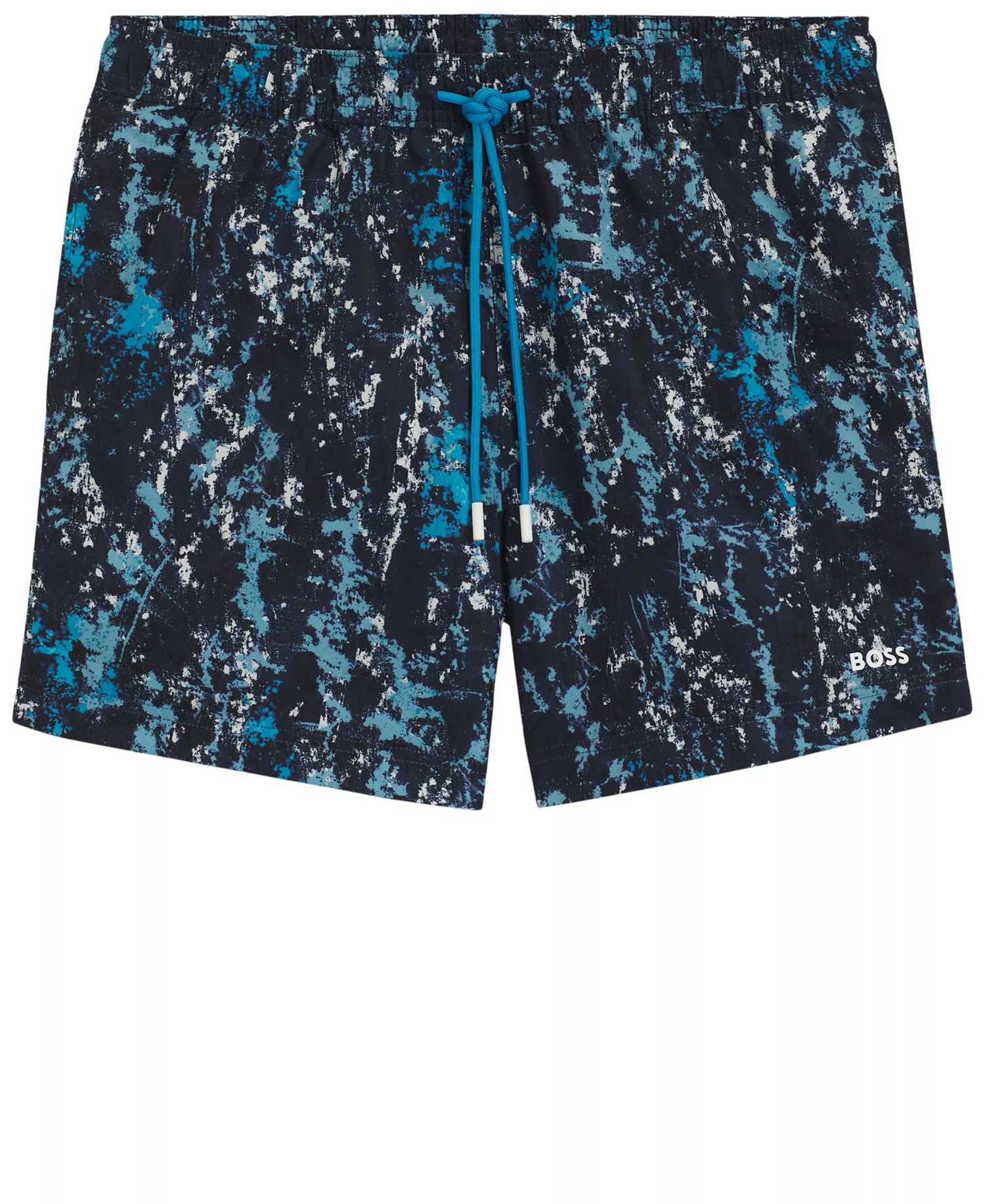 Men's Printed Swimsuit - Aqua - L